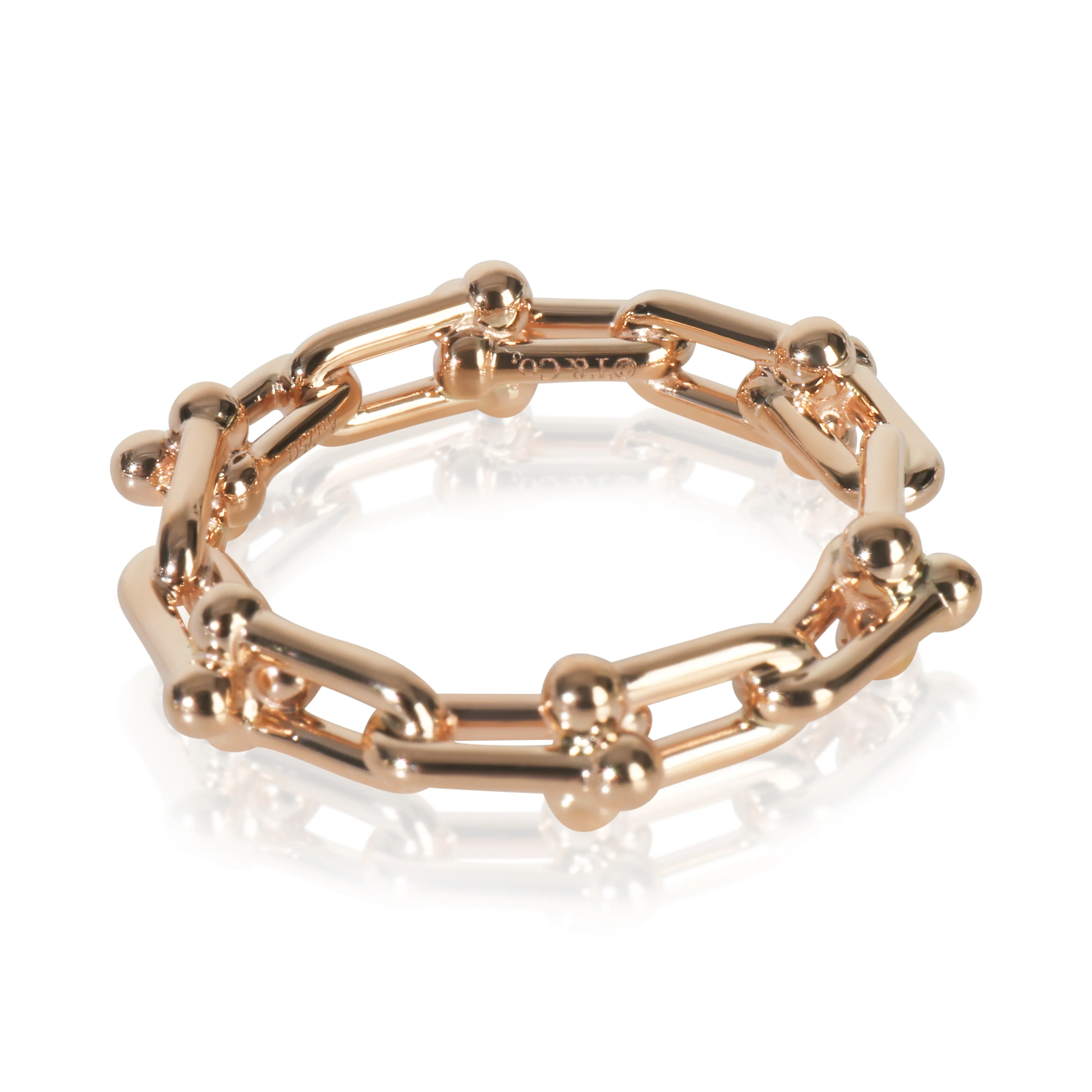 Rose Gold Micro Link HardWear Ring - Image 3