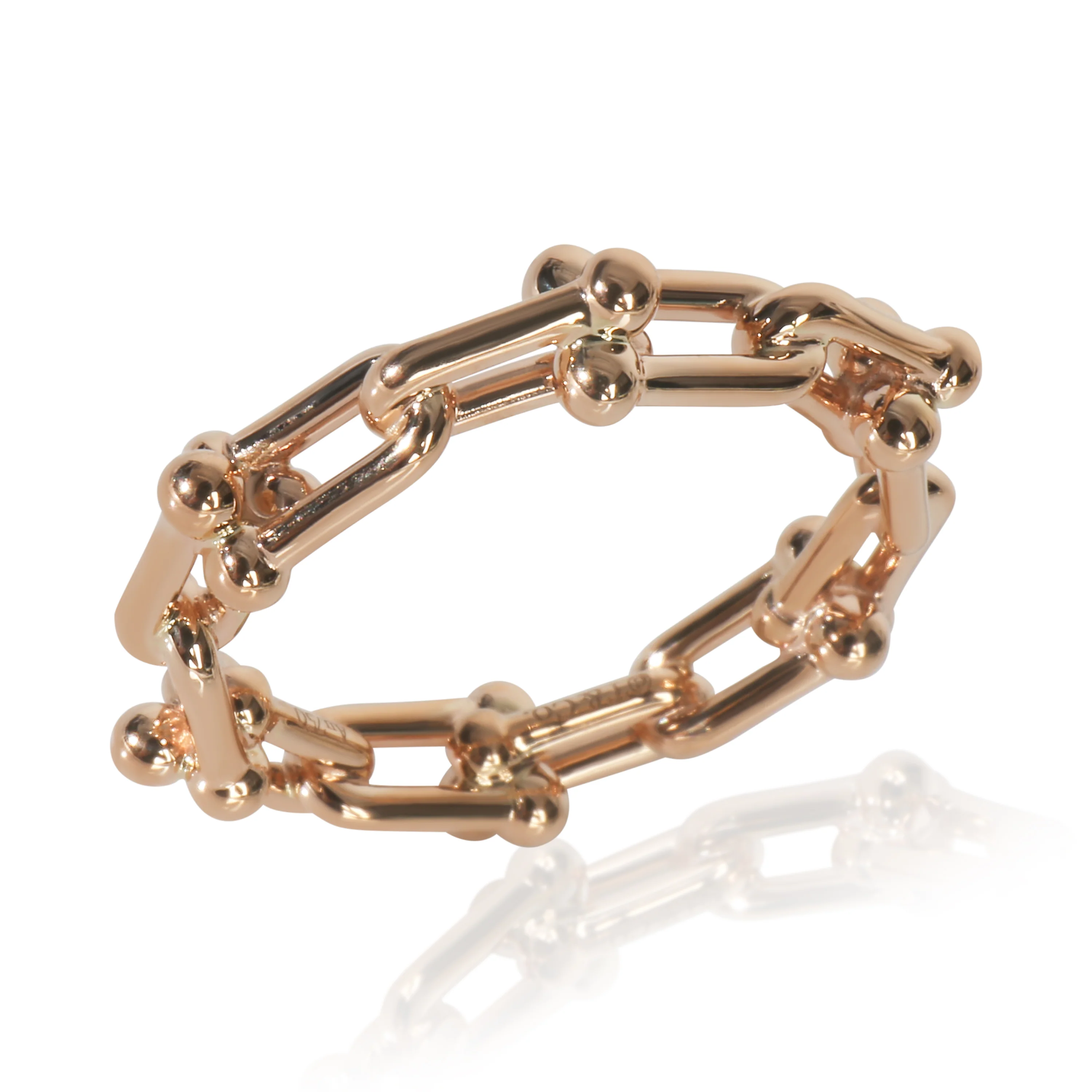 Rose Gold Micro Link HardWear Ring - Image 4