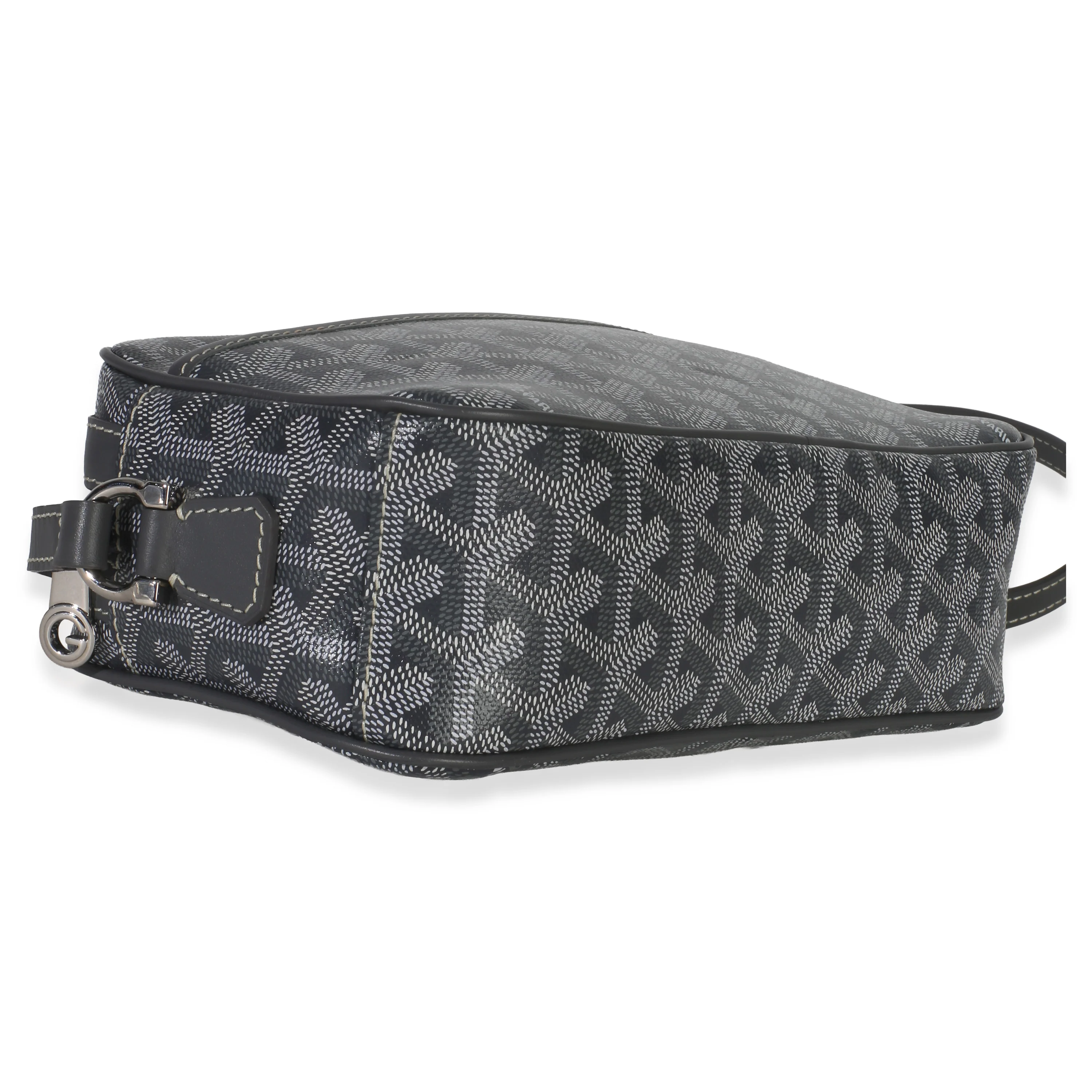 Grey Goyardine Canvas Sac Cap Vert PM - Image 6