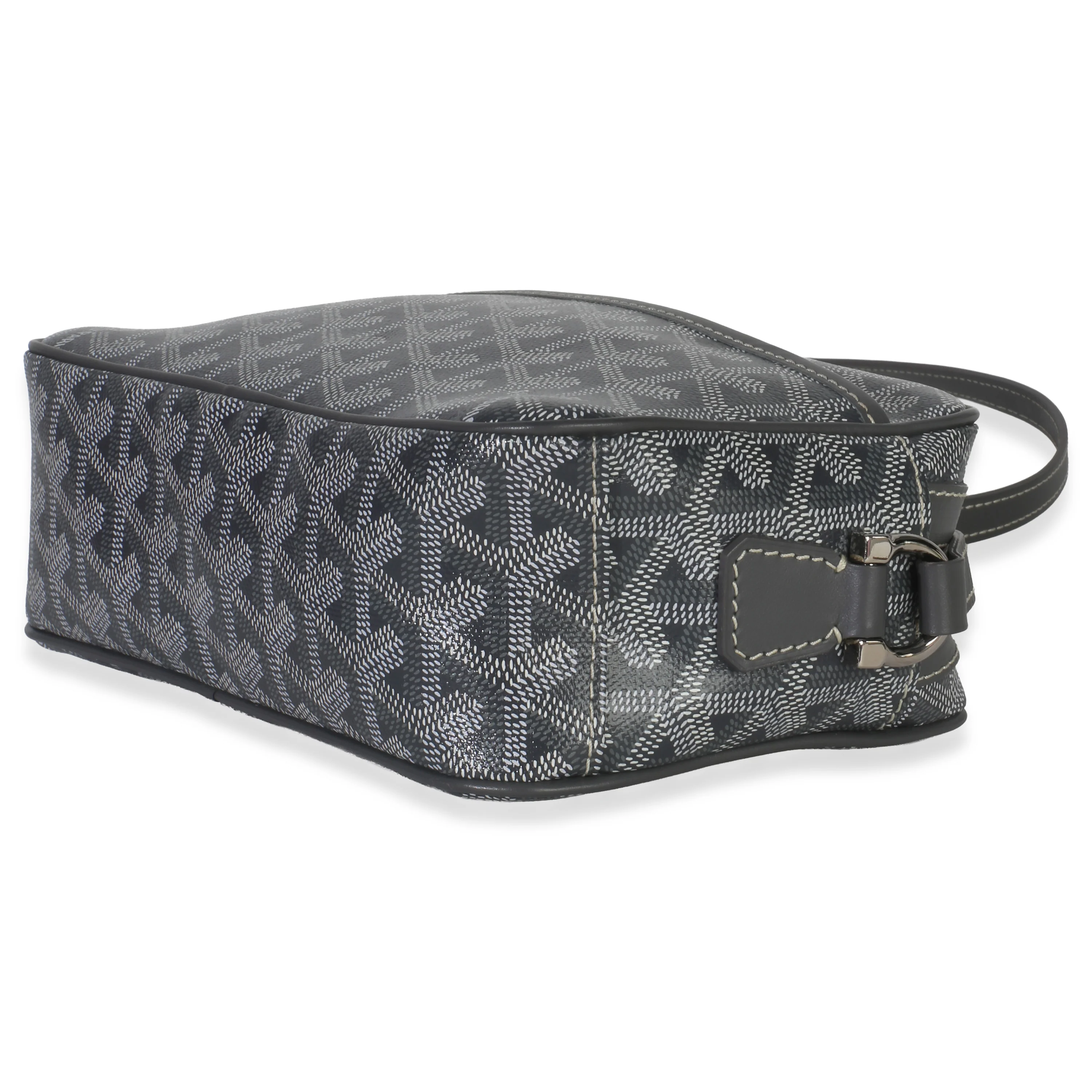 Grey Goyardine Canvas Sac Cap Vert PM - Image 7