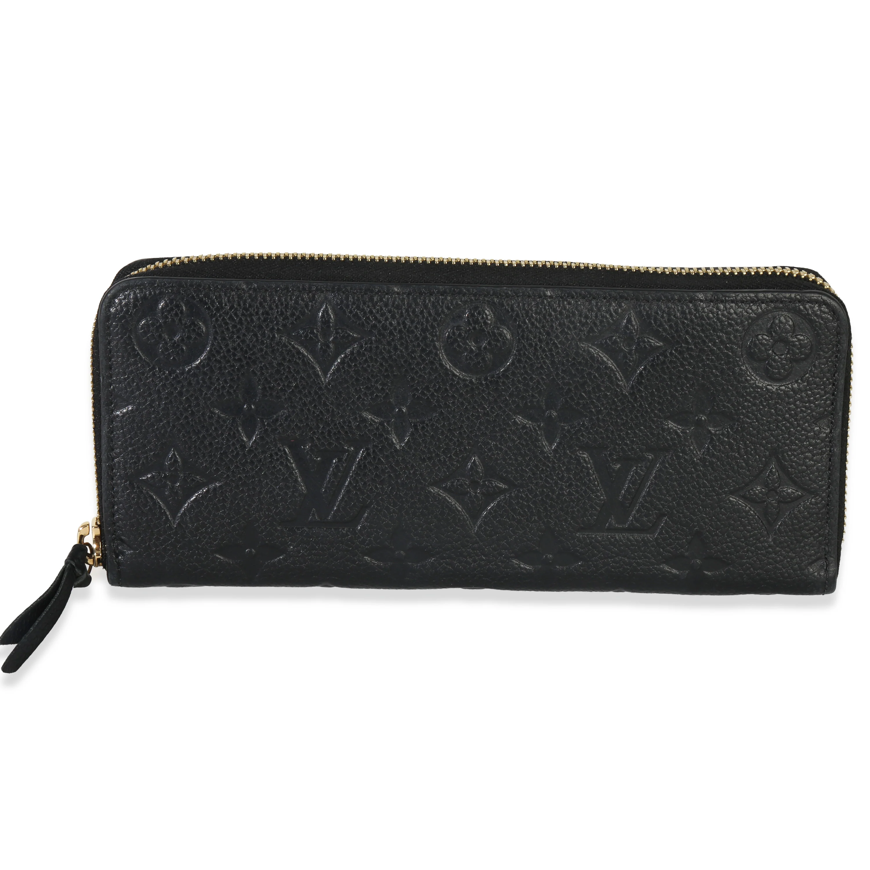 Black Monogram Empreinte Clemence Wallet