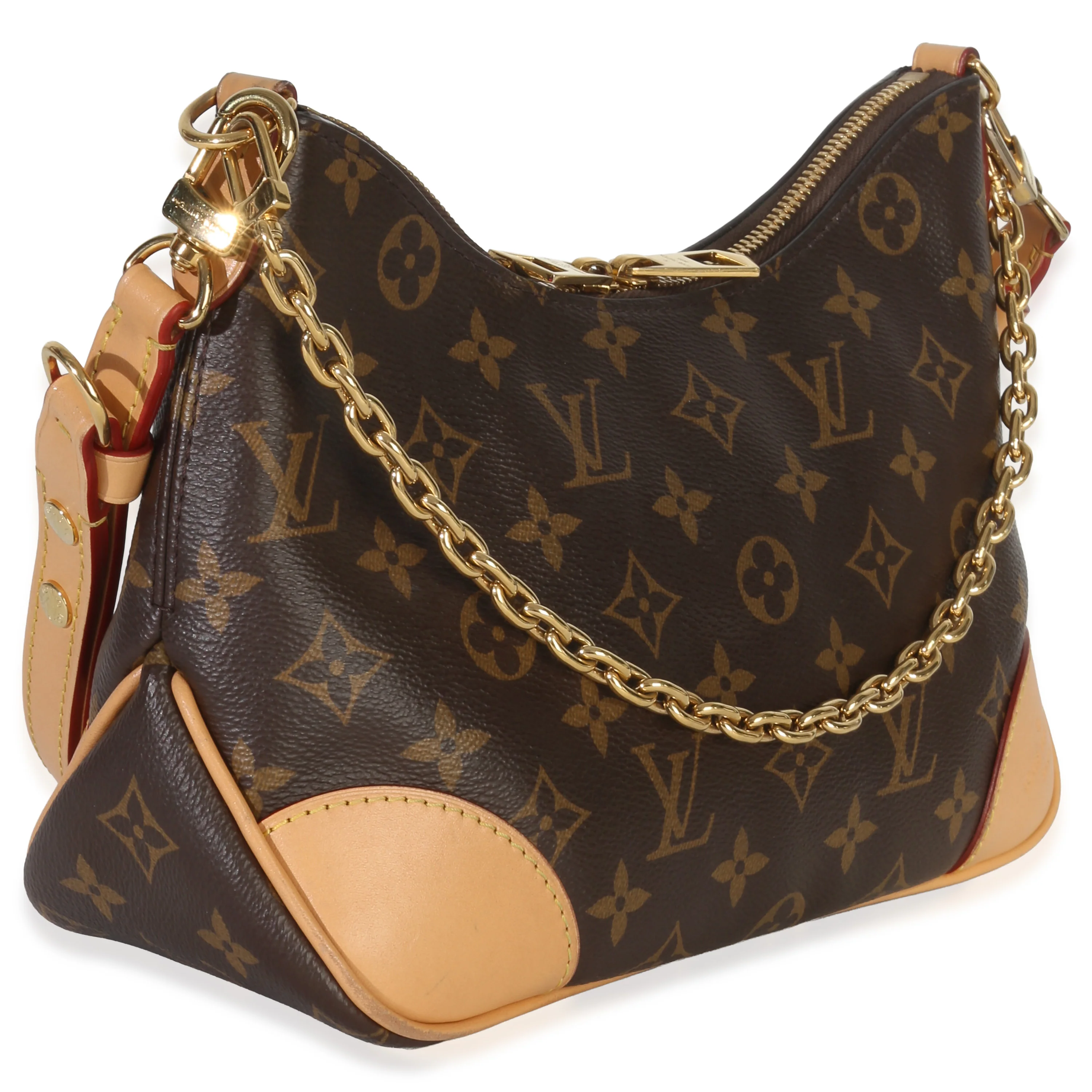 Natural Monogram Canvas Boulogne NM PM - Image 3