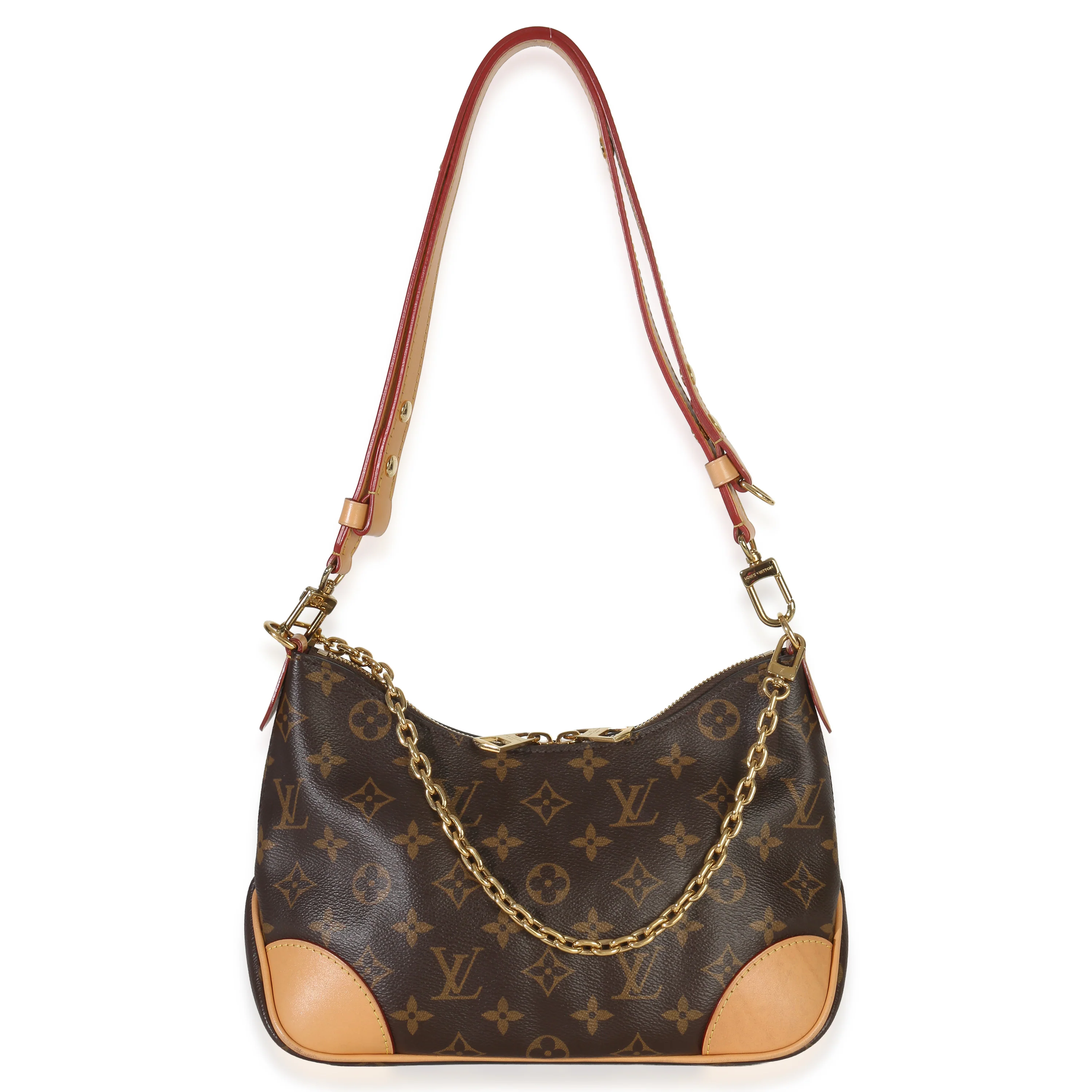 Natural Monogram Canvas Boulogne NM PM - Image 8