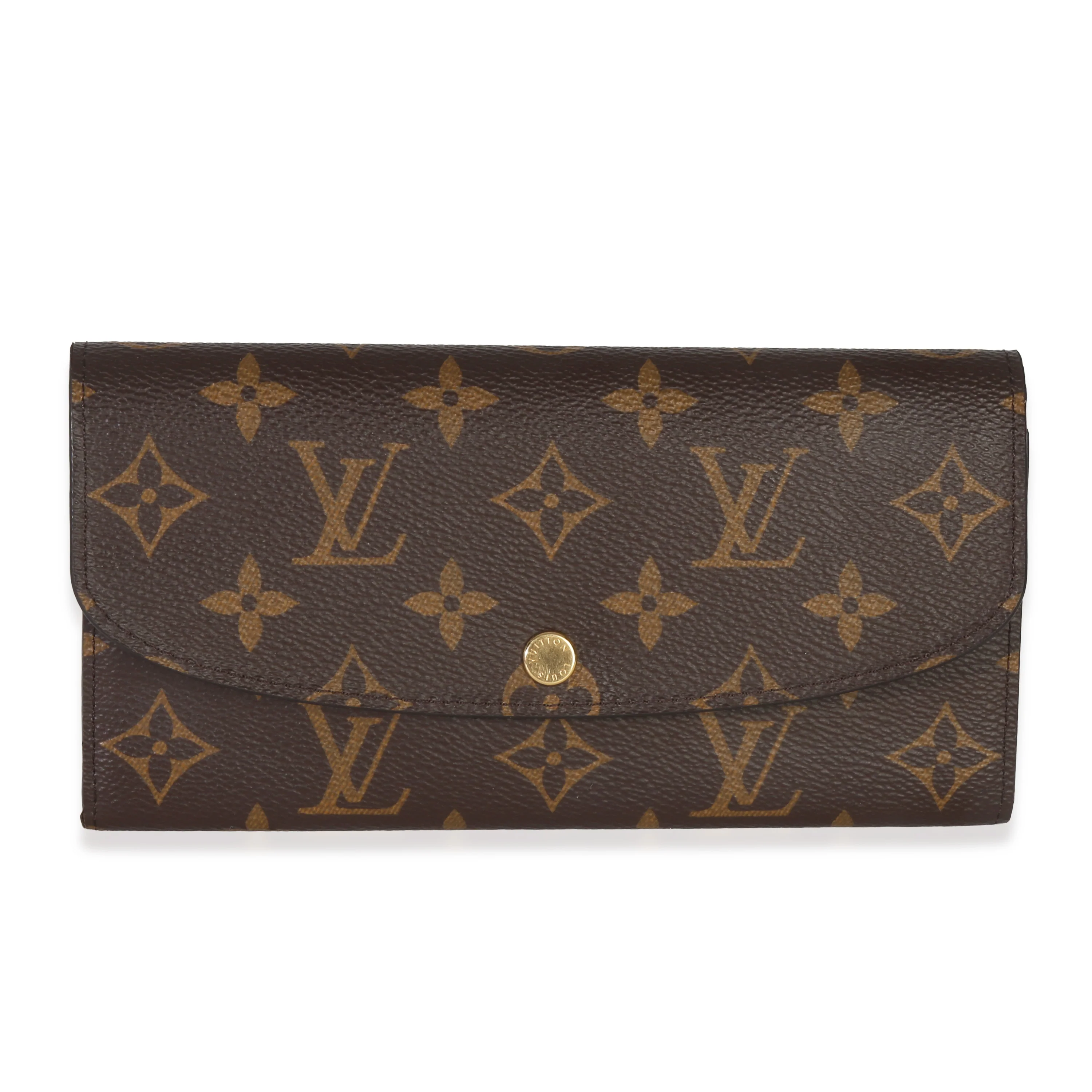 Fuschia Monogram Canvas Emilie Wallet