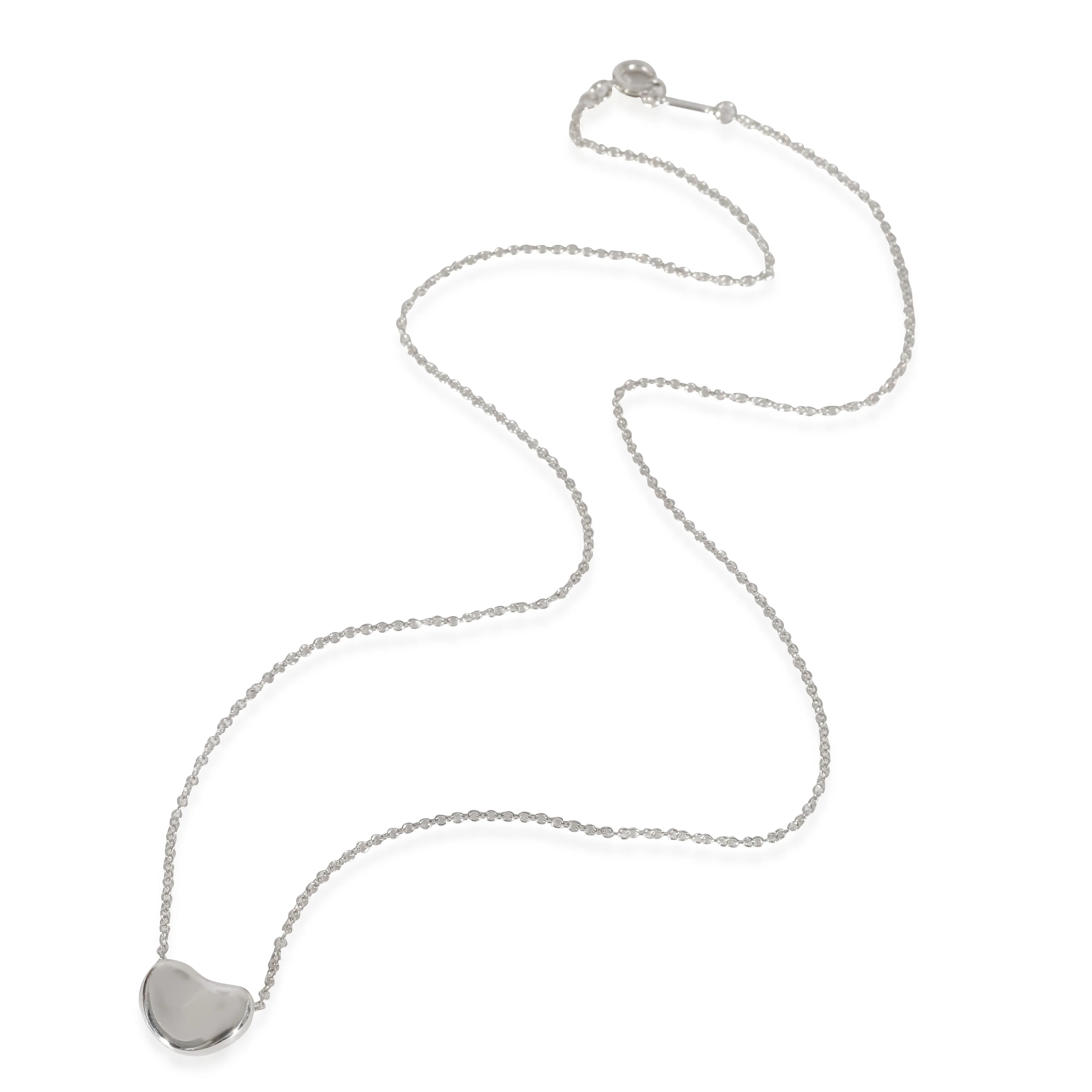 Sterling Silver Elsa Peretti Bean Pendant - Image 2