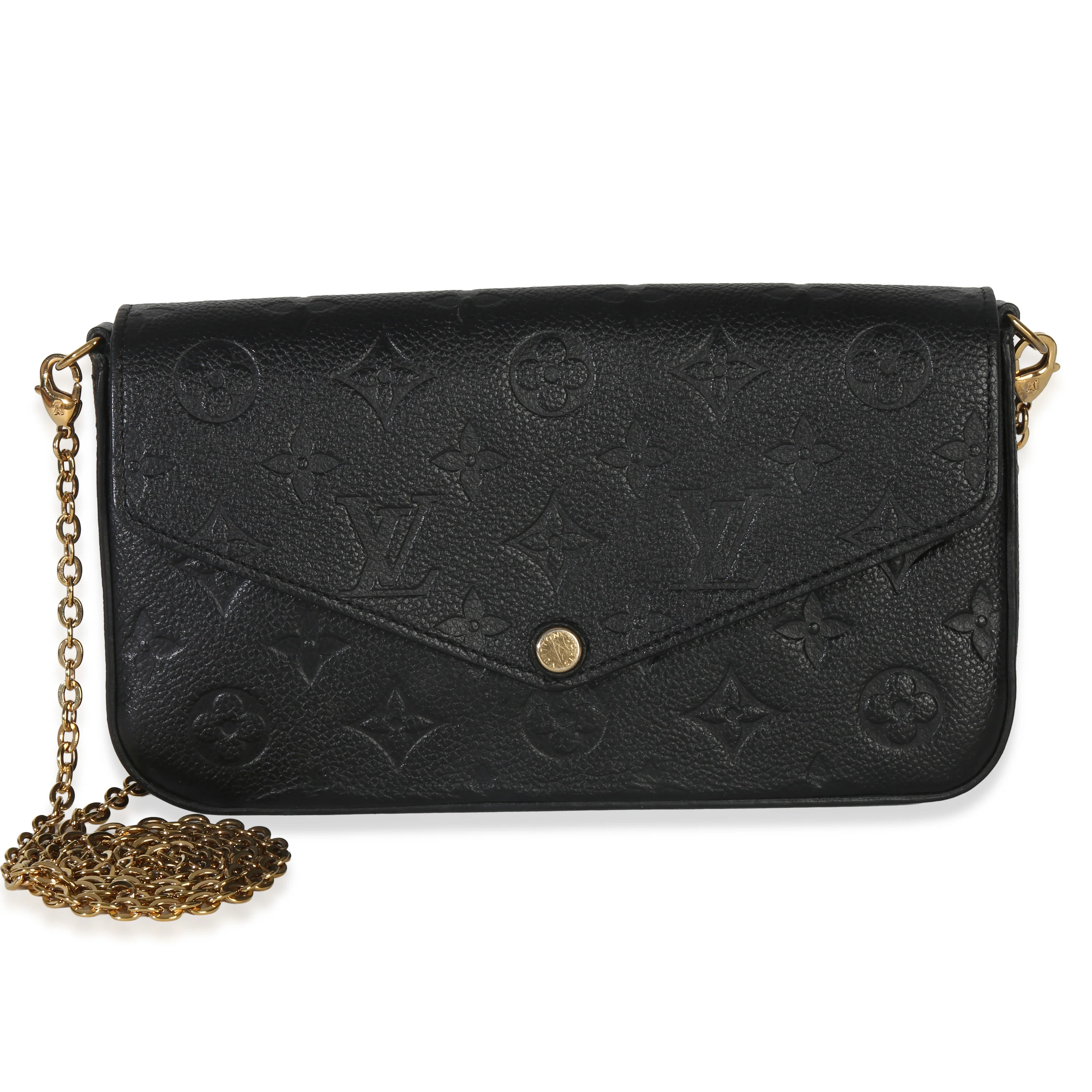 Black Monogram Empreinte Felicie Pochette