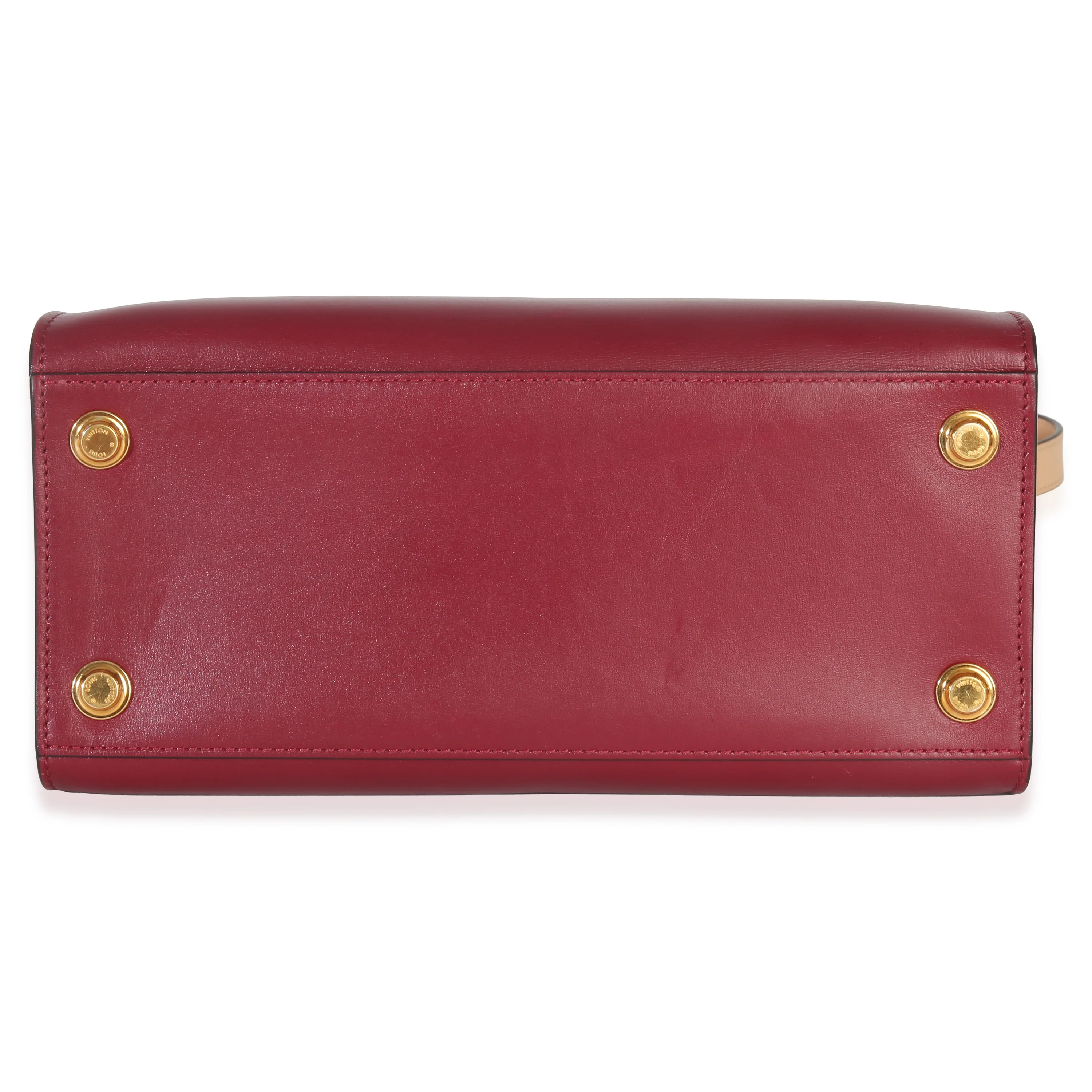 Beige Bordeaux Calfskin City Steamer PM - Image 5
