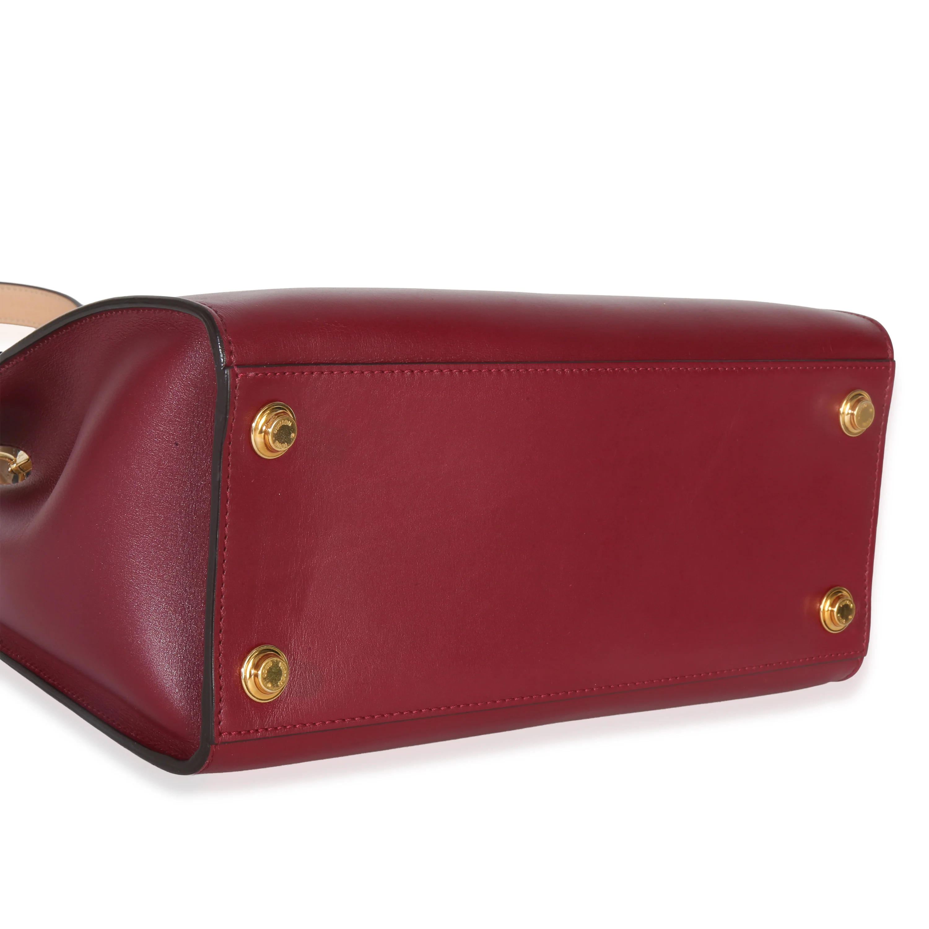 Beige Bordeaux Calfskin City Steamer PM - Image 6