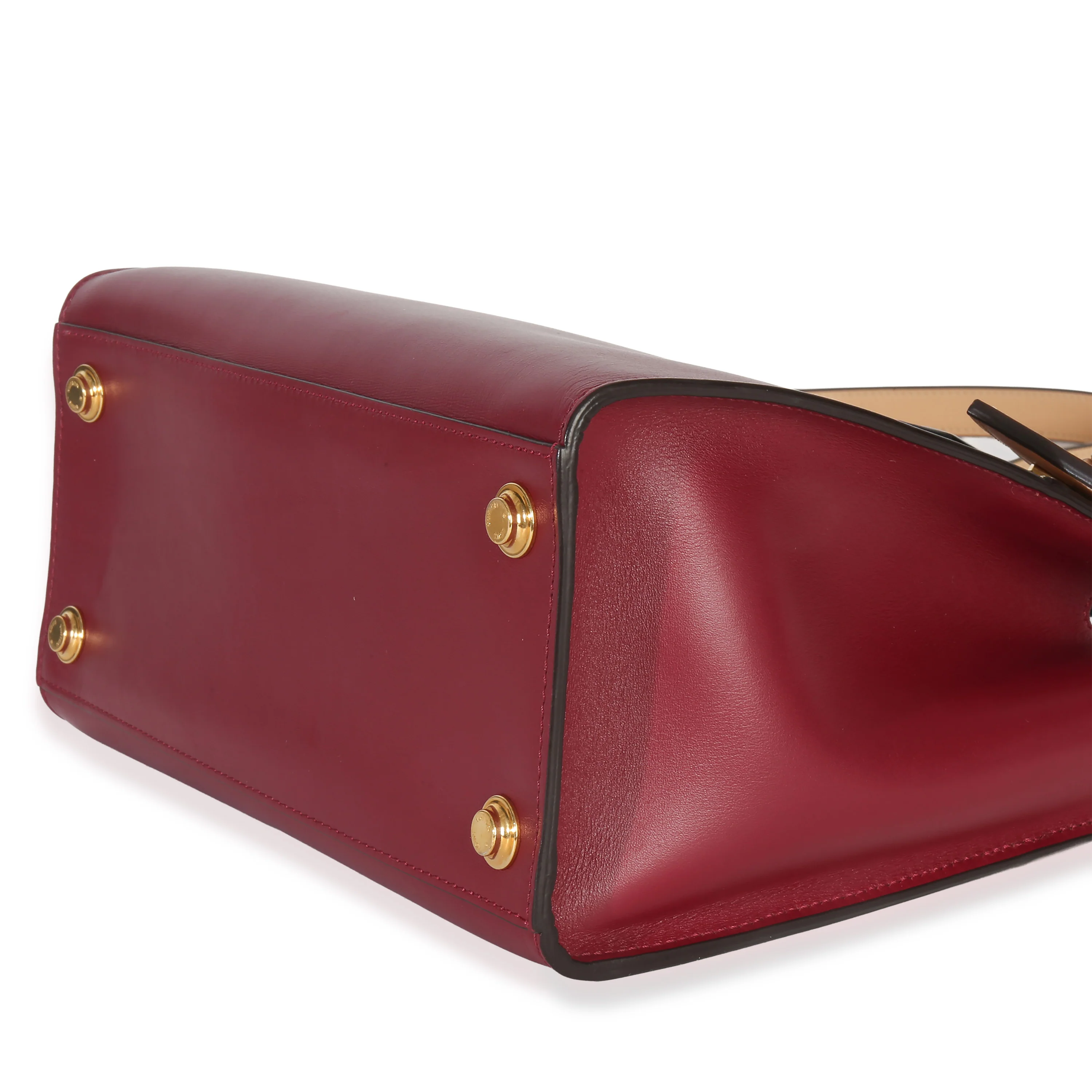 Beige Bordeaux Calfskin City Steamer PM - Image 7
