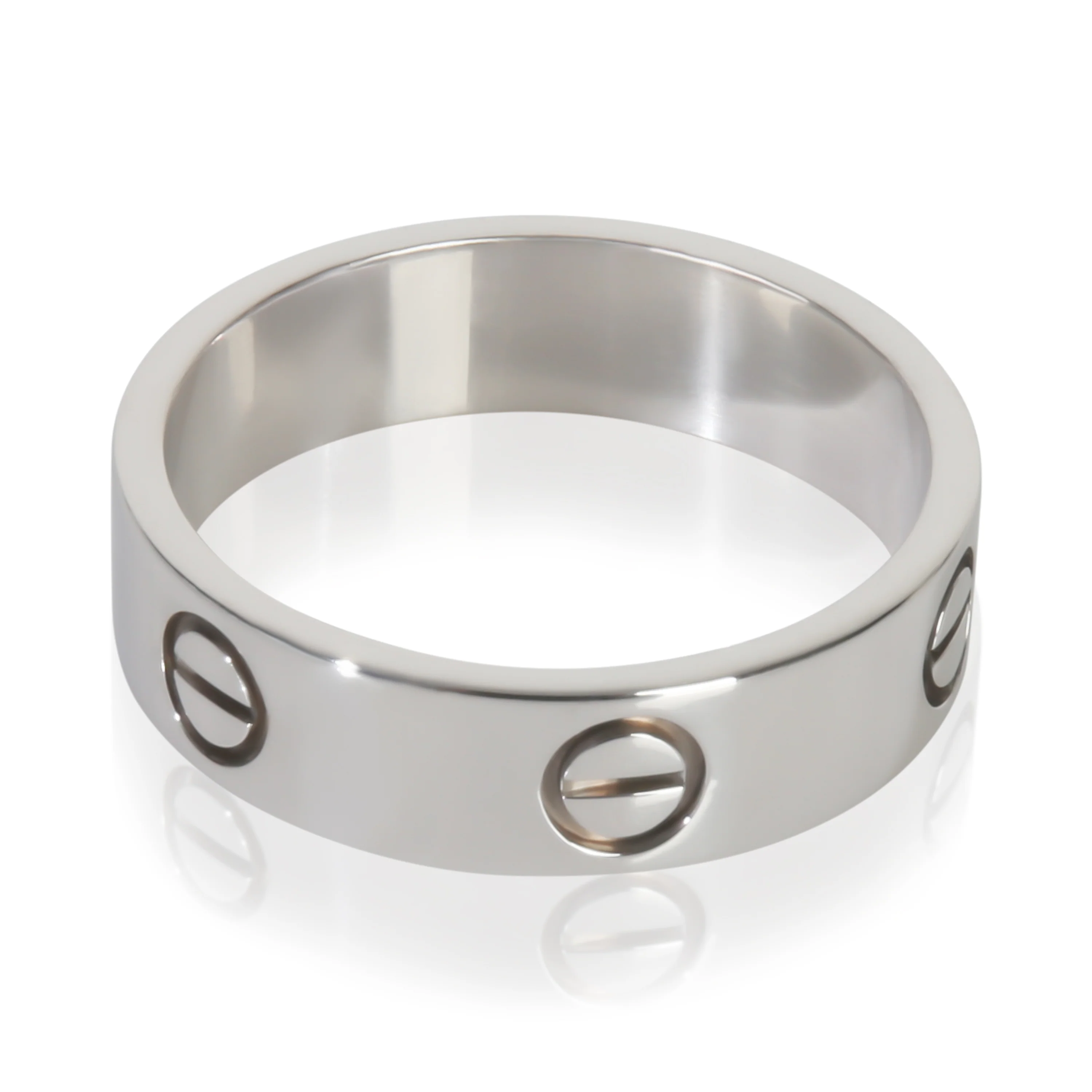 White Gold  Love Ring - Image 3