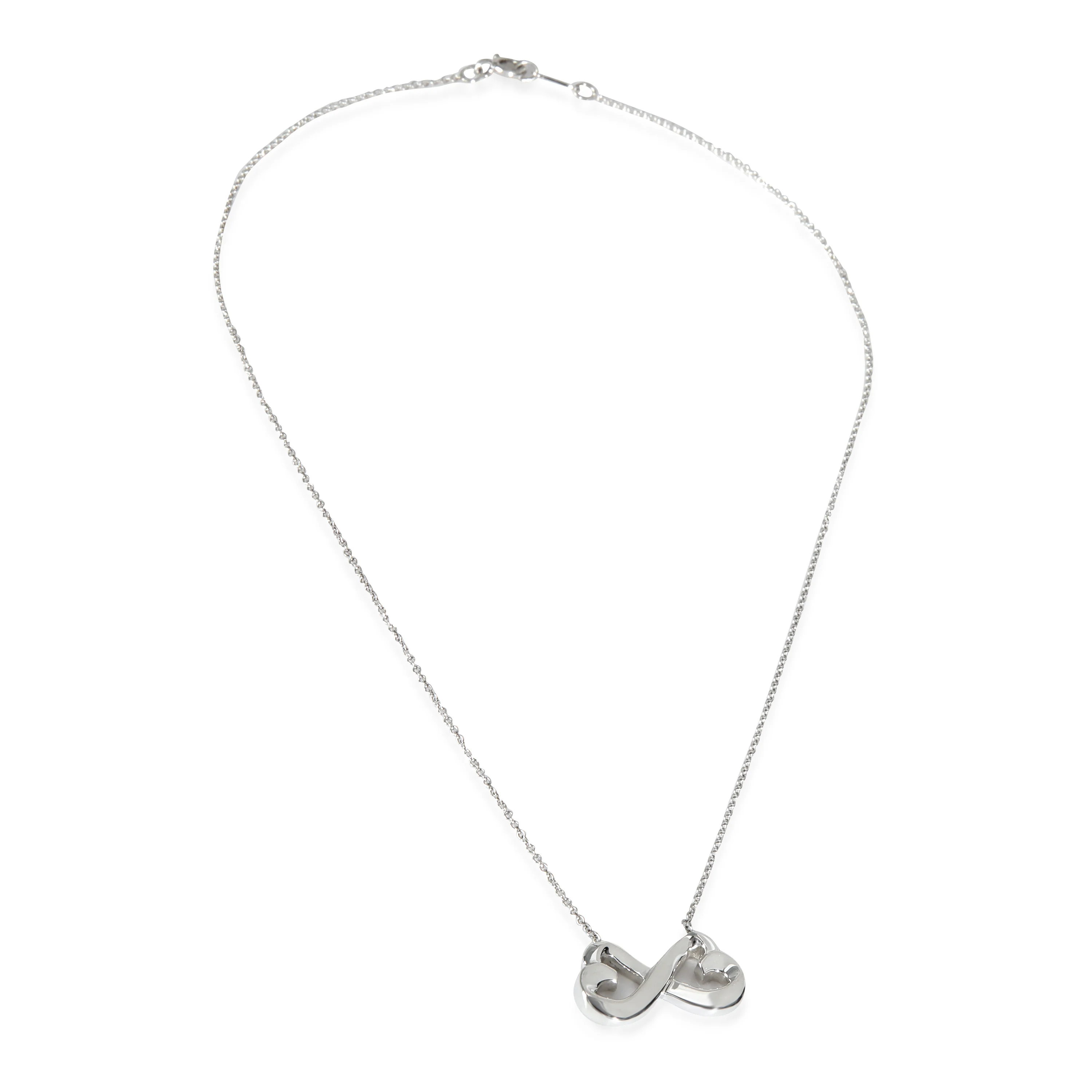 Sterling Silver Paloma Picasso Double Loving Heart Pendant - Image 2