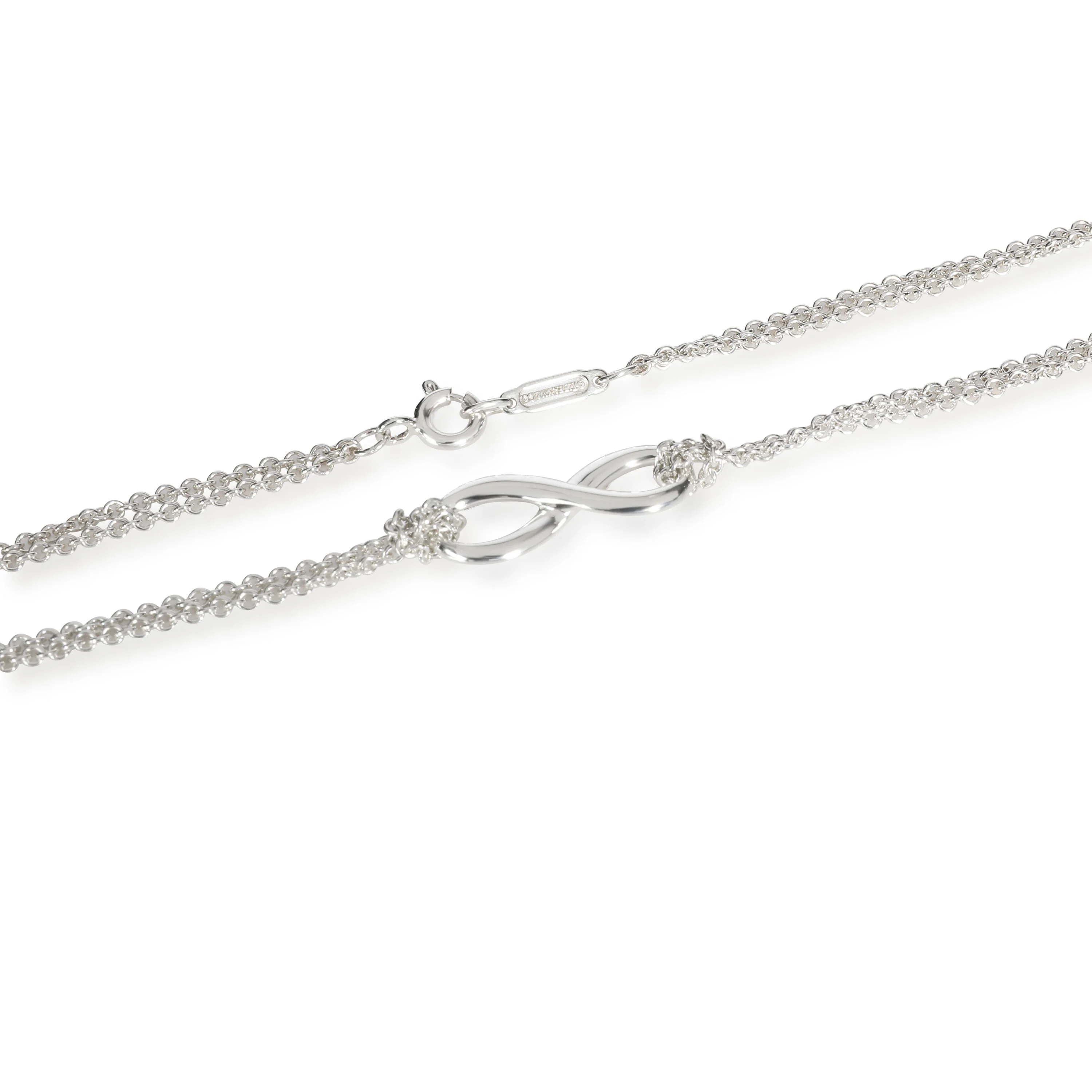 Sterling Silver  Infinity Necklace - Image 3
