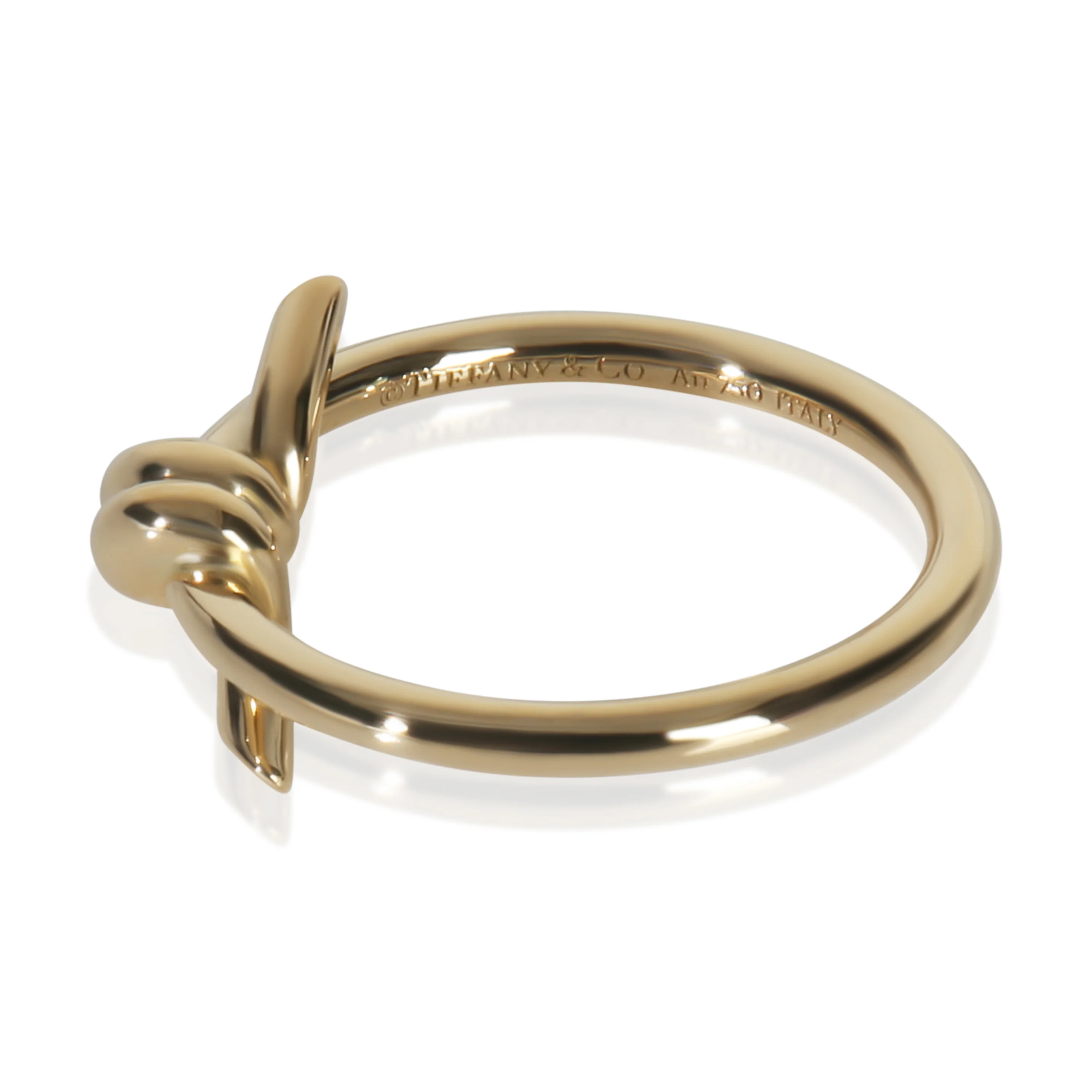 Yellow Gold Knot Ring - Image 2