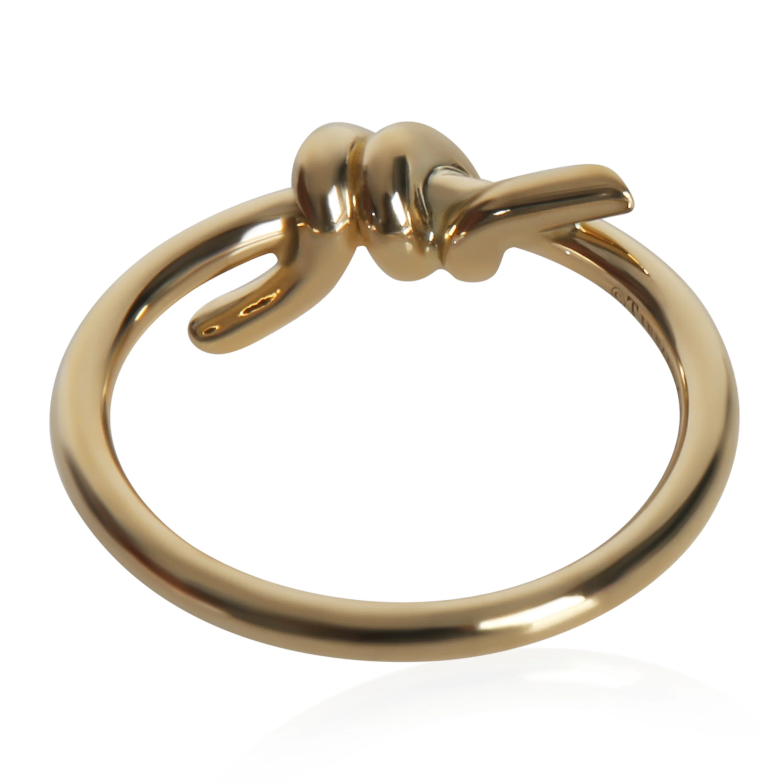 Yellow Gold Knot Ring - Image 3