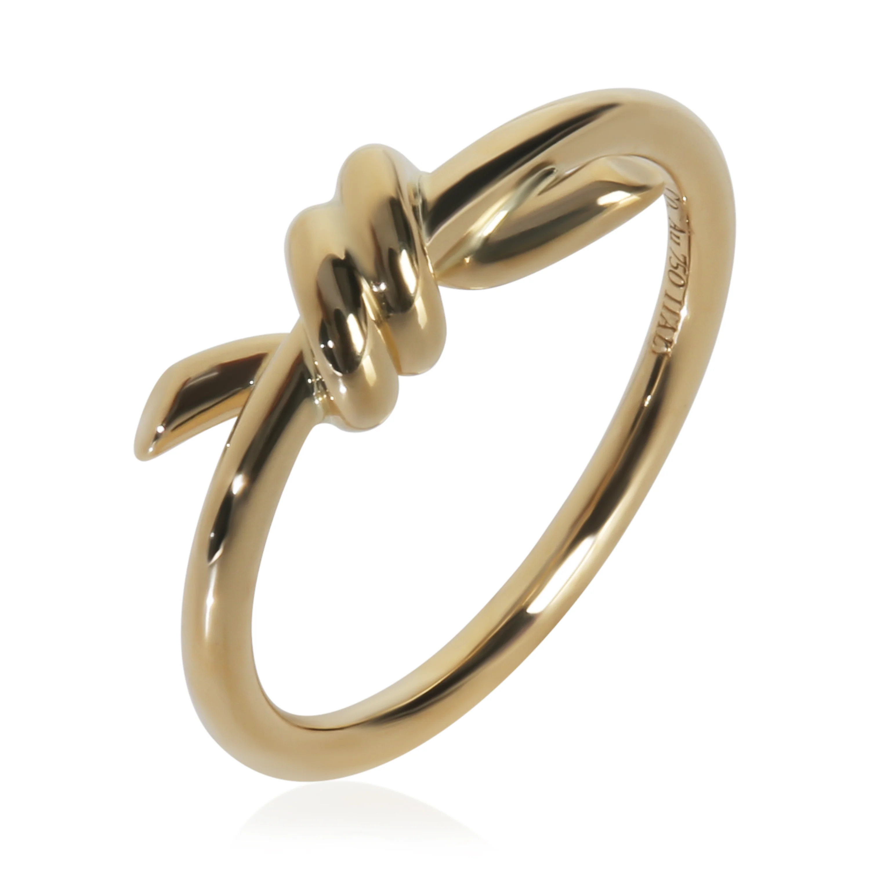 Yellow Gold Knot Ring - Image 4