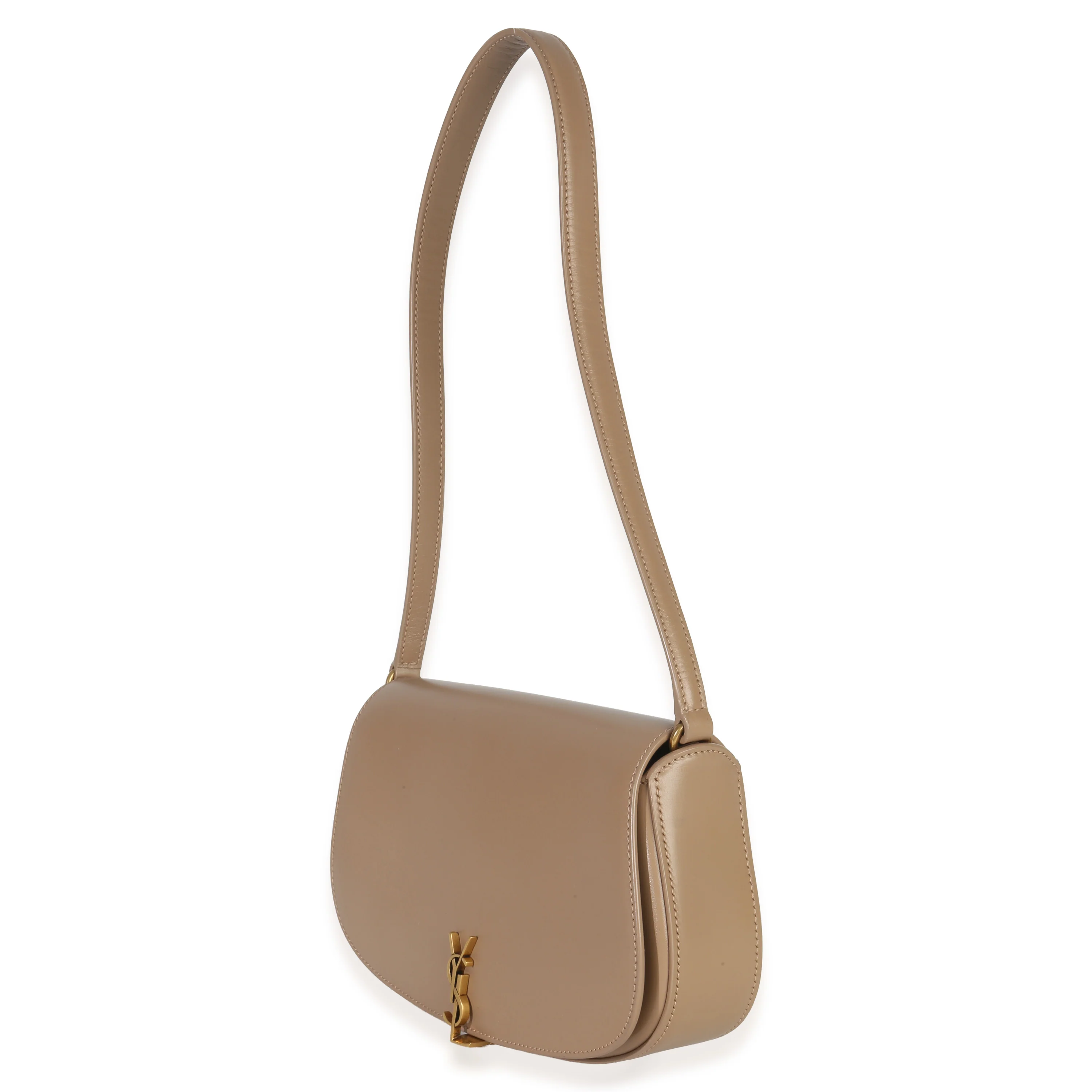 Beige Box Calfskin Mini Voltaire Shoulder Bag - Image 2