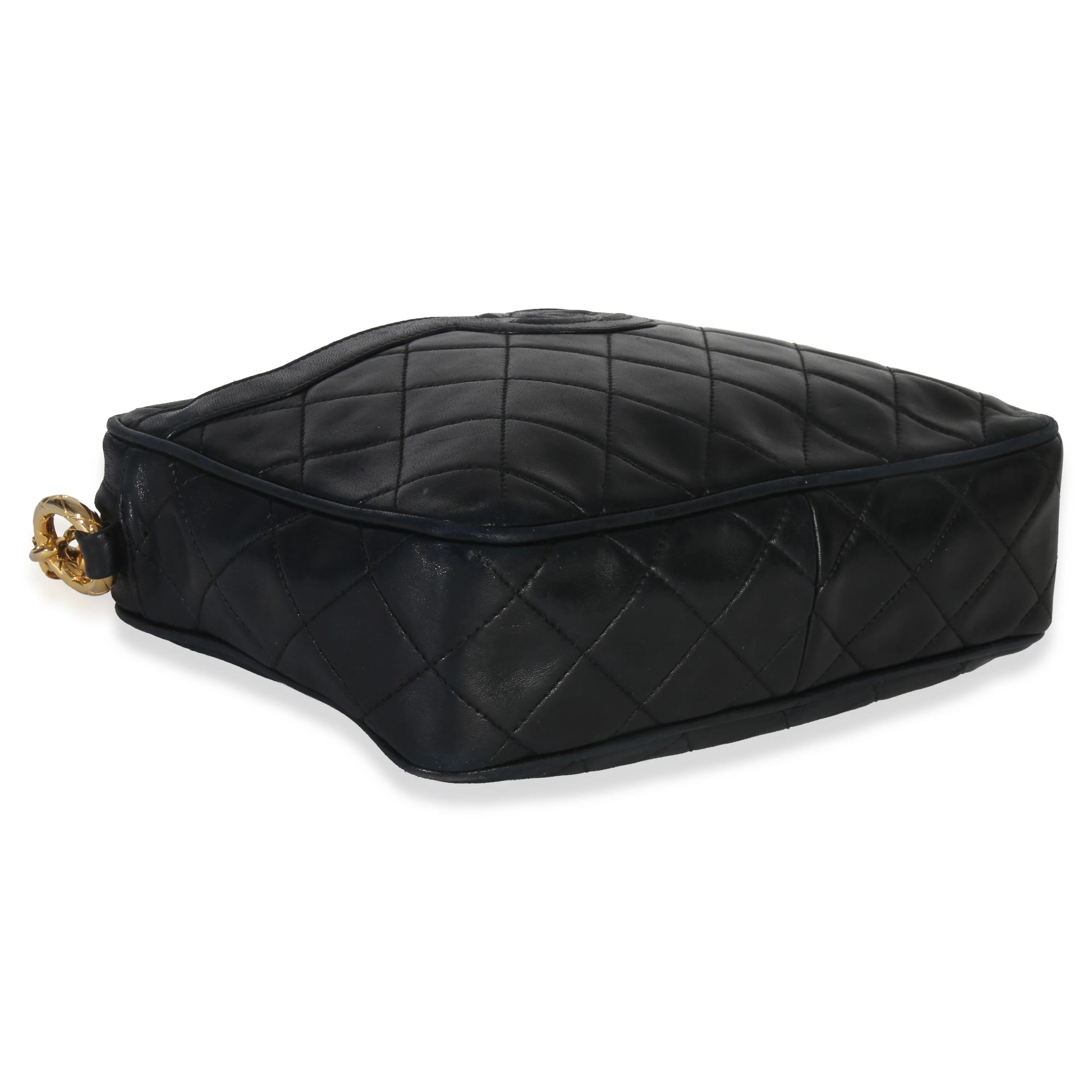Vintage Black Quilted Lambskin Small Tassel Camera Bag - Image 6