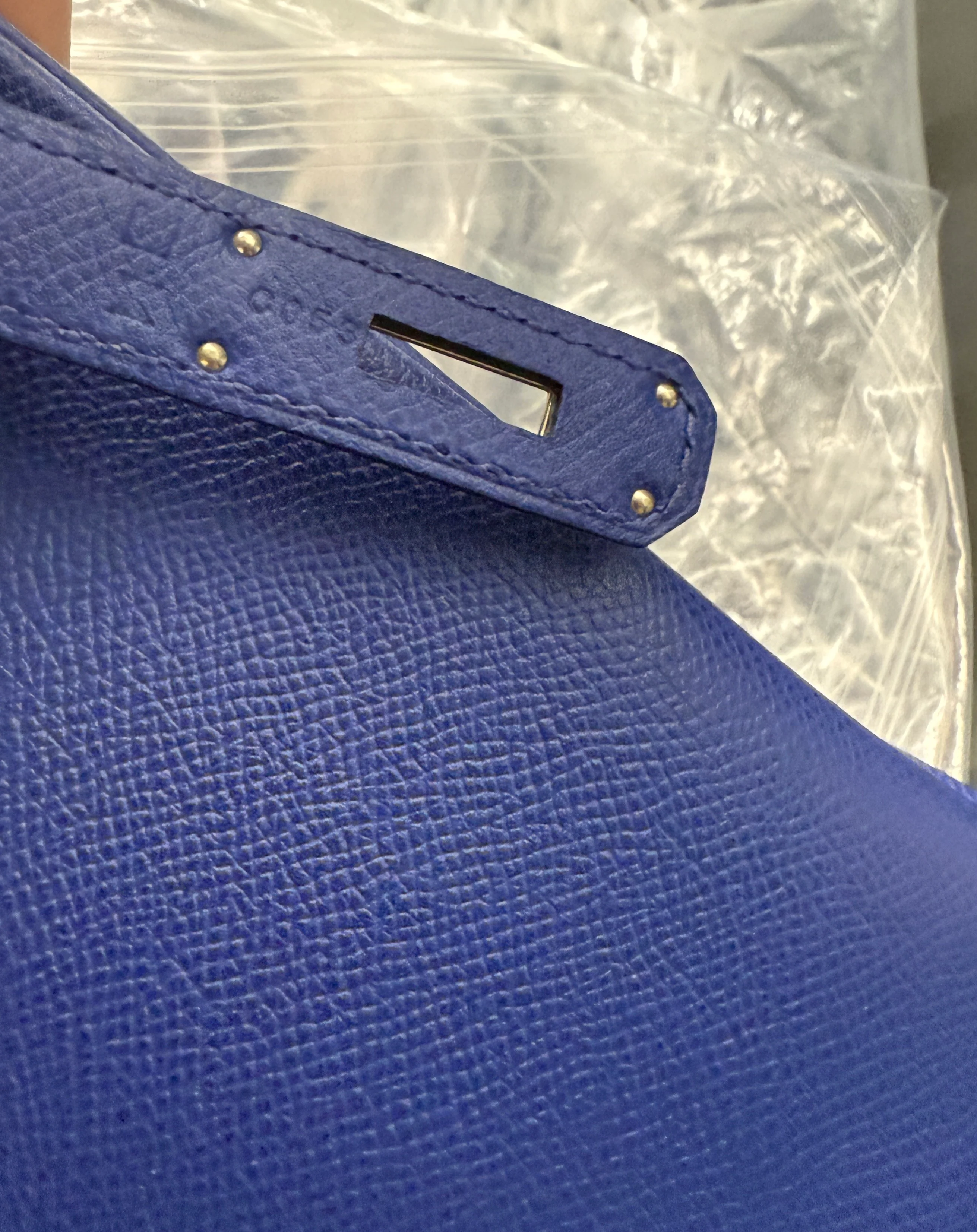 Bleu Electrique Epsom Birkin 30 PHW - Image 11