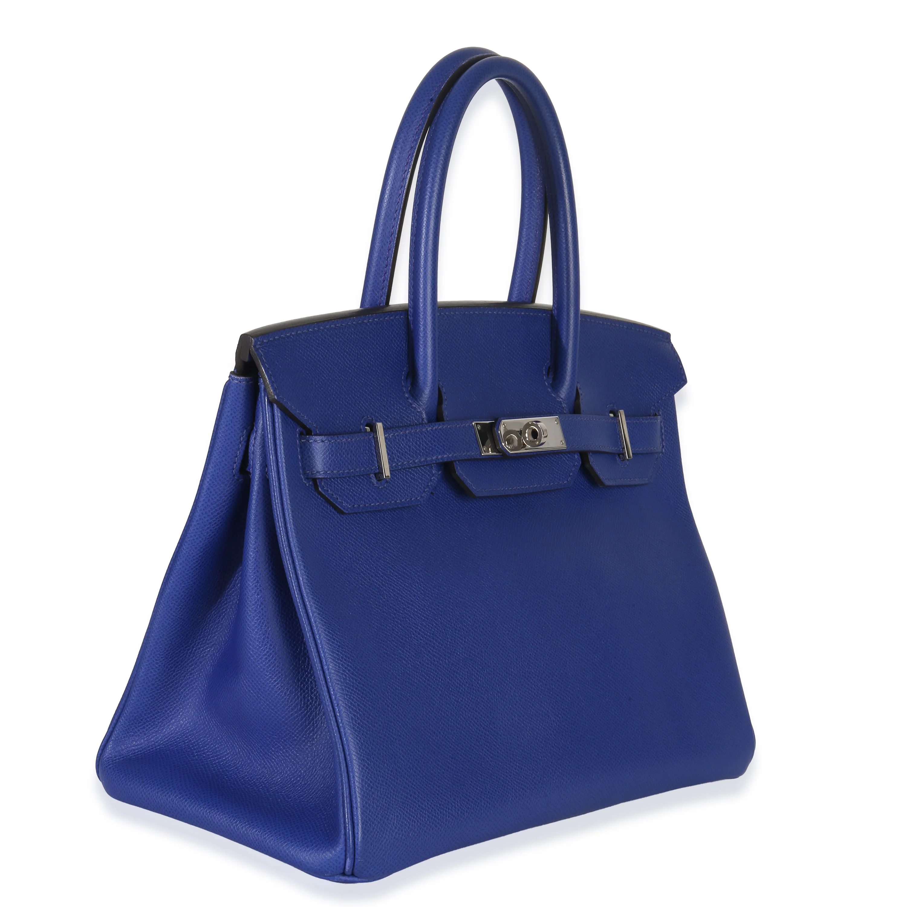Bleu Electrique Epsom Birkin 30 PHW - Image 3