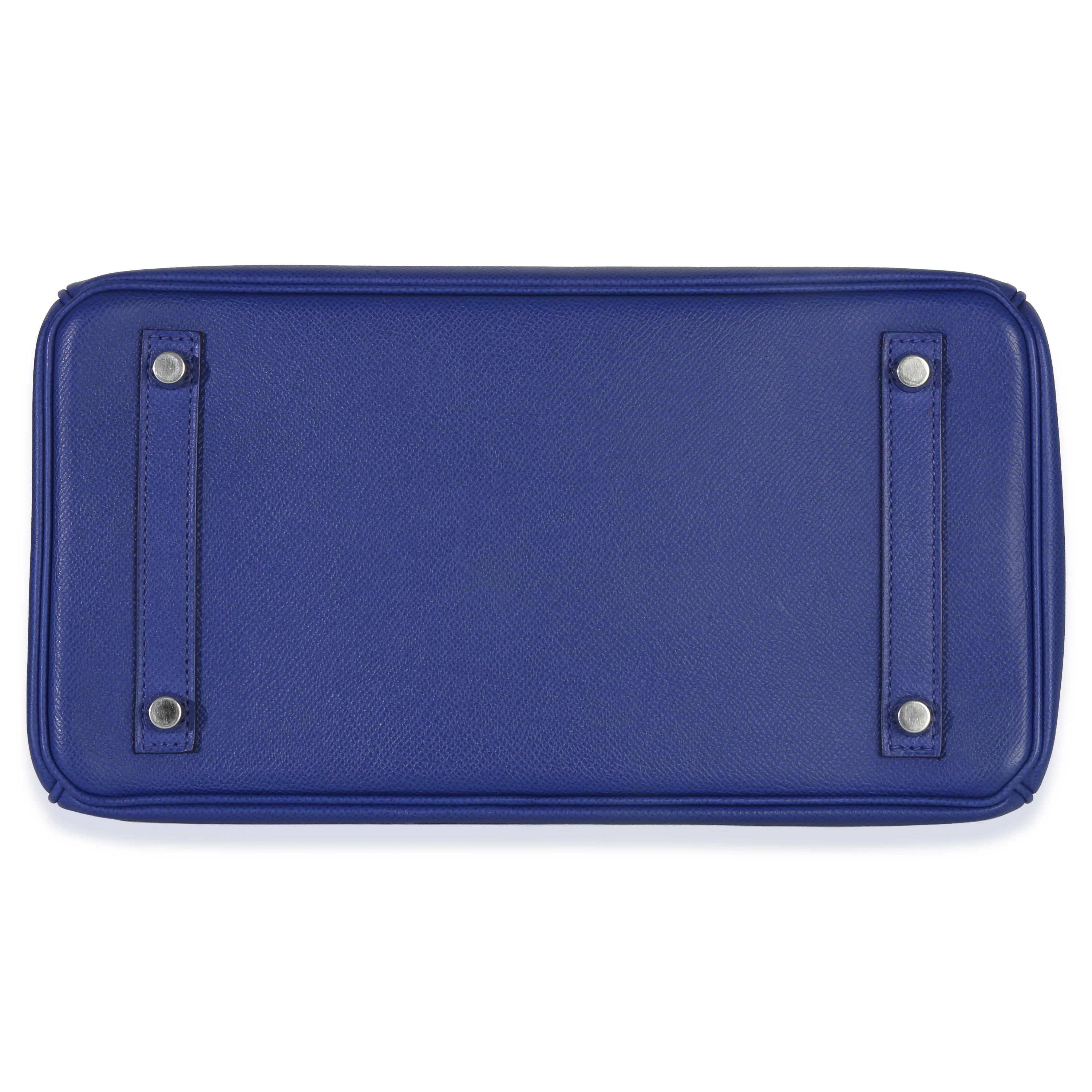 Bleu Electrique Epsom Birkin 30 PHW - Image 5