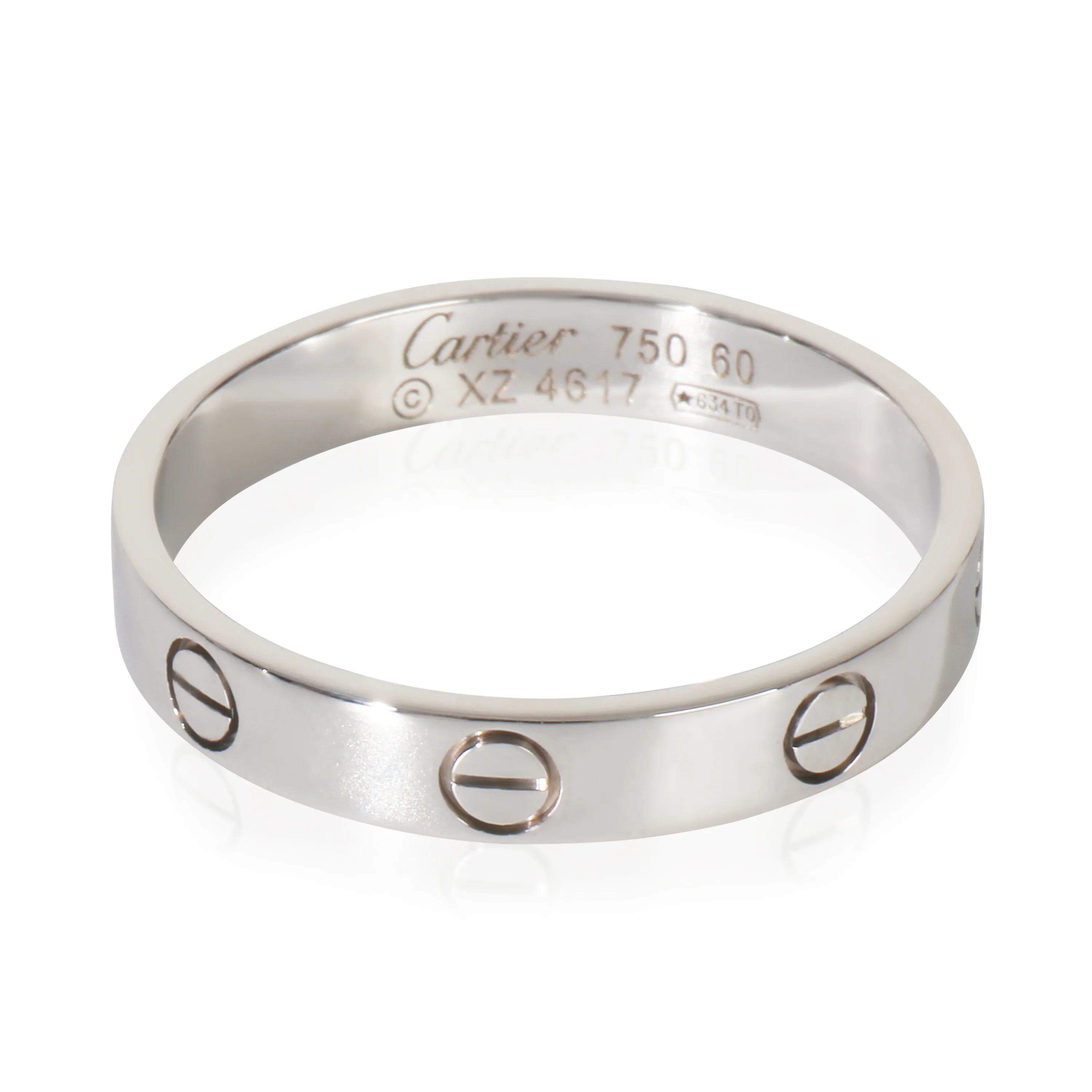 White Gold Small Model Love Ring