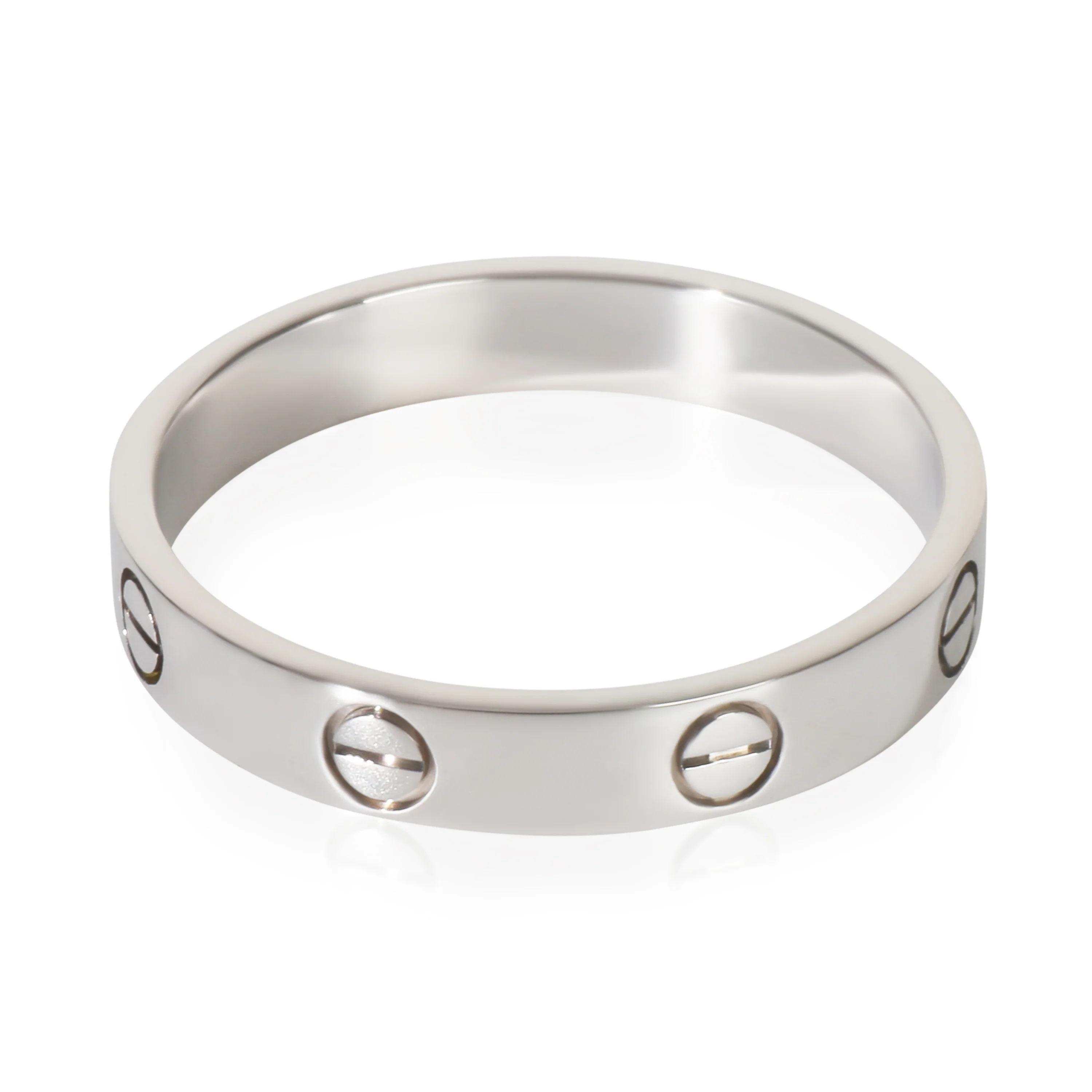 White Gold Small Model Love Ring - Image 3