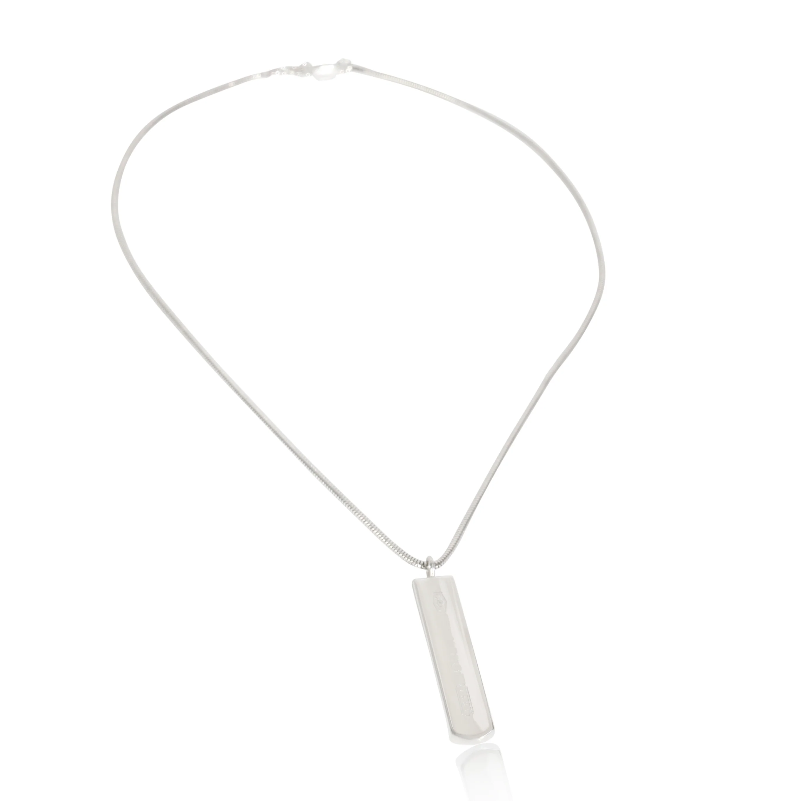 Sterling Silver  1837 Bar Pendant - Image 3