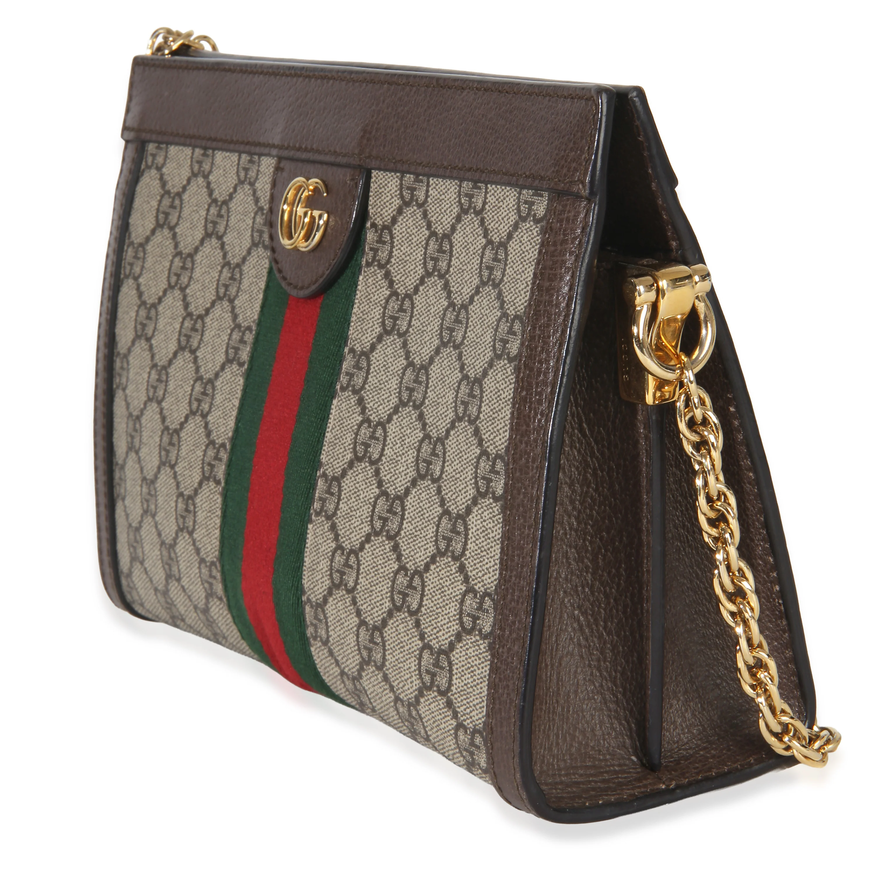 Beige GG Supreme Web Ophidia GG Small Shoulder Bag - Image 2