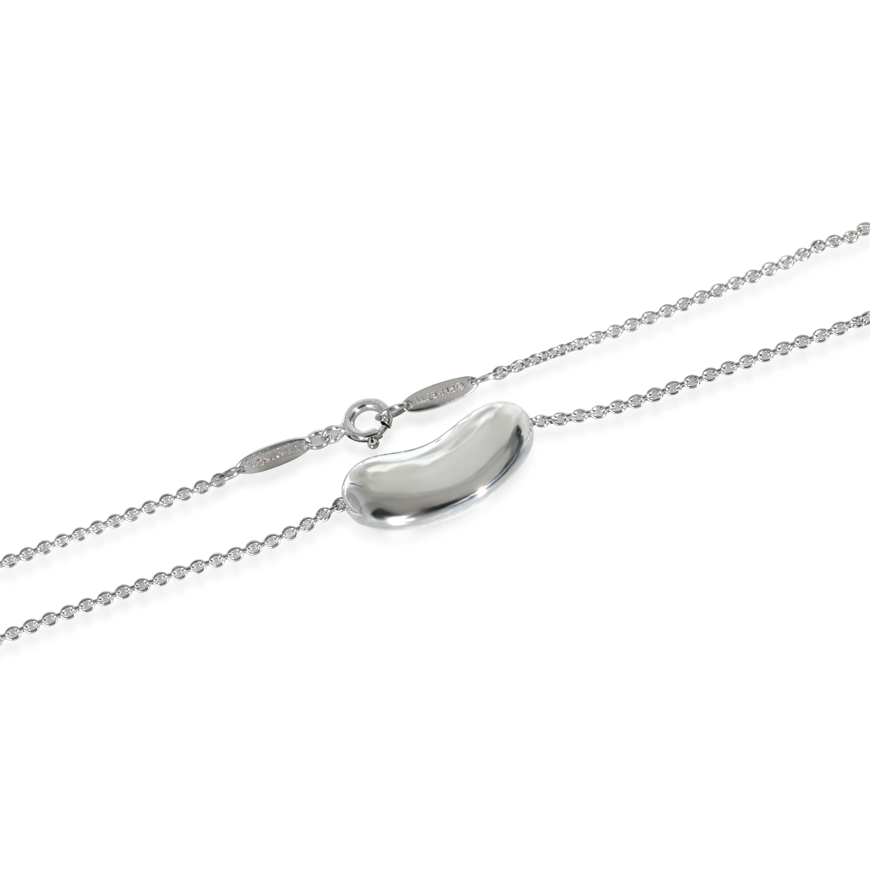 Sterling Silver Elsa Peretti Bean Pendant - Image 3