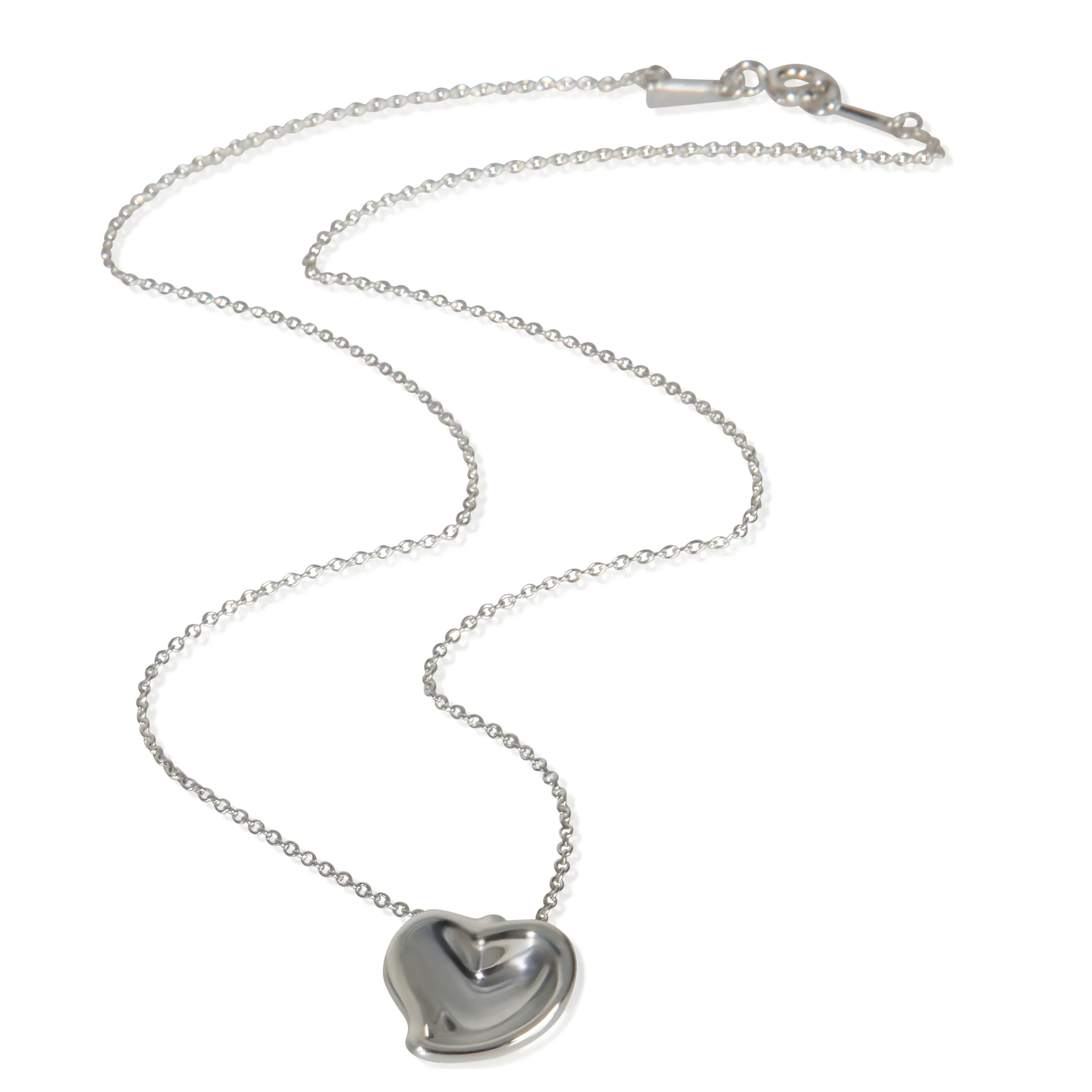 Sterling Silver  Elsa Peretti Full Heart Pendant - Image 4