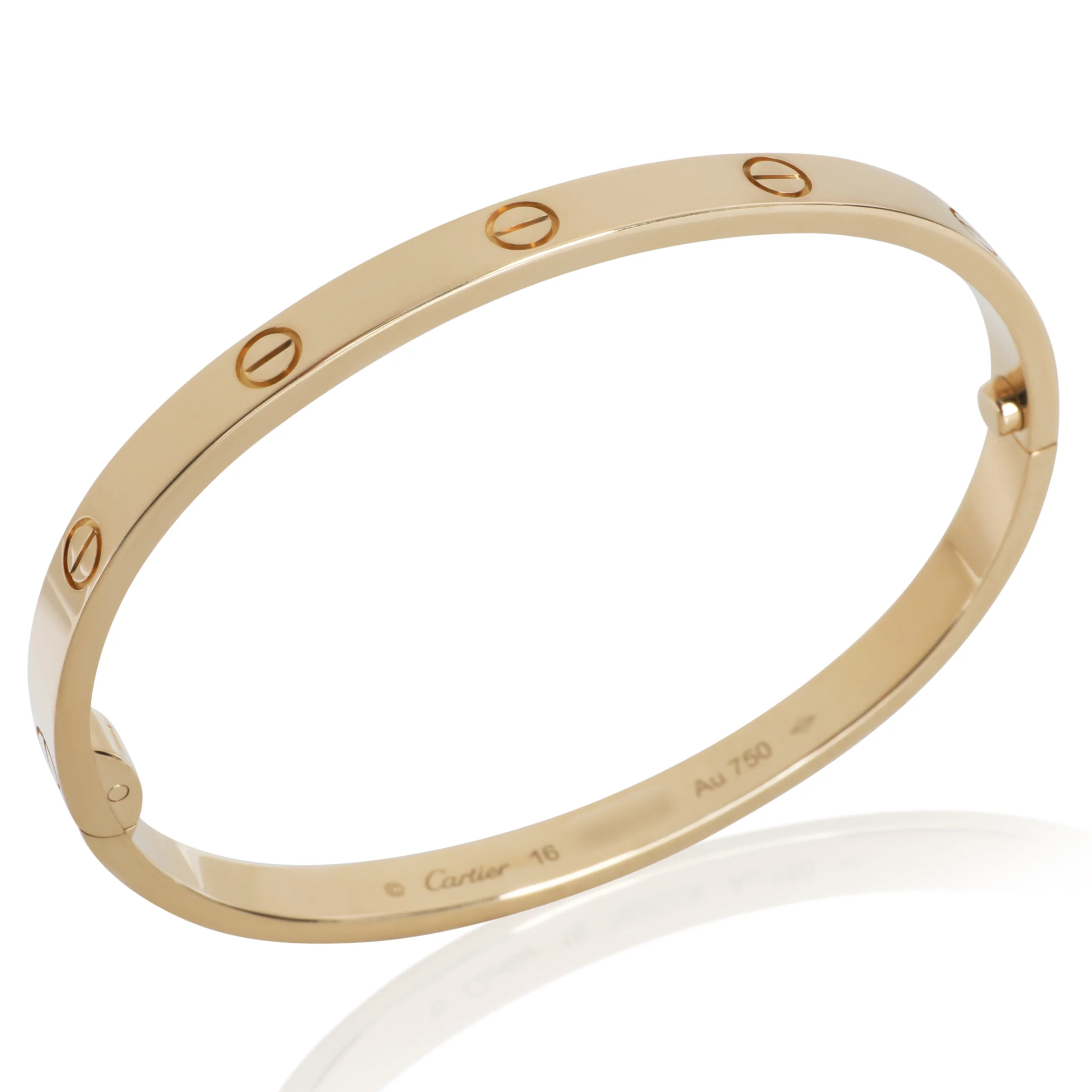 Yellow Gold  Medium Model Love Bracelet - Image 4
