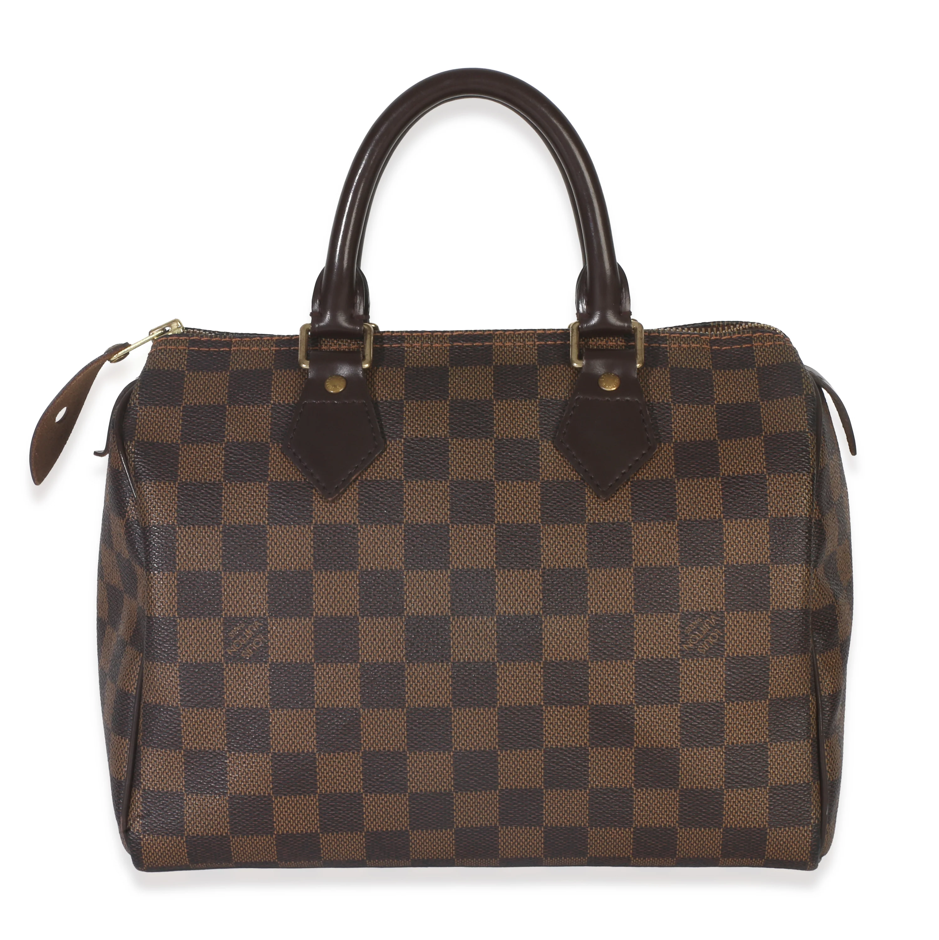 Damier Ebene Canvas Speedy 25