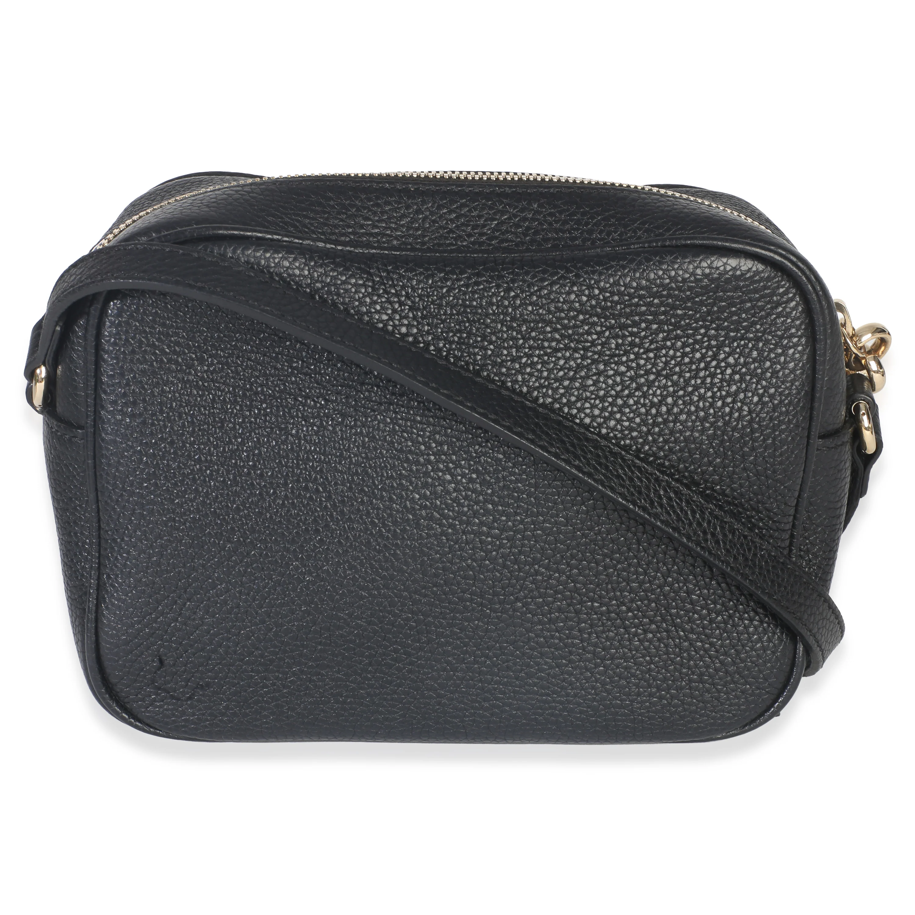 Black Pebbled Calfskin Small Soho Disco Crossbody - Image 4
