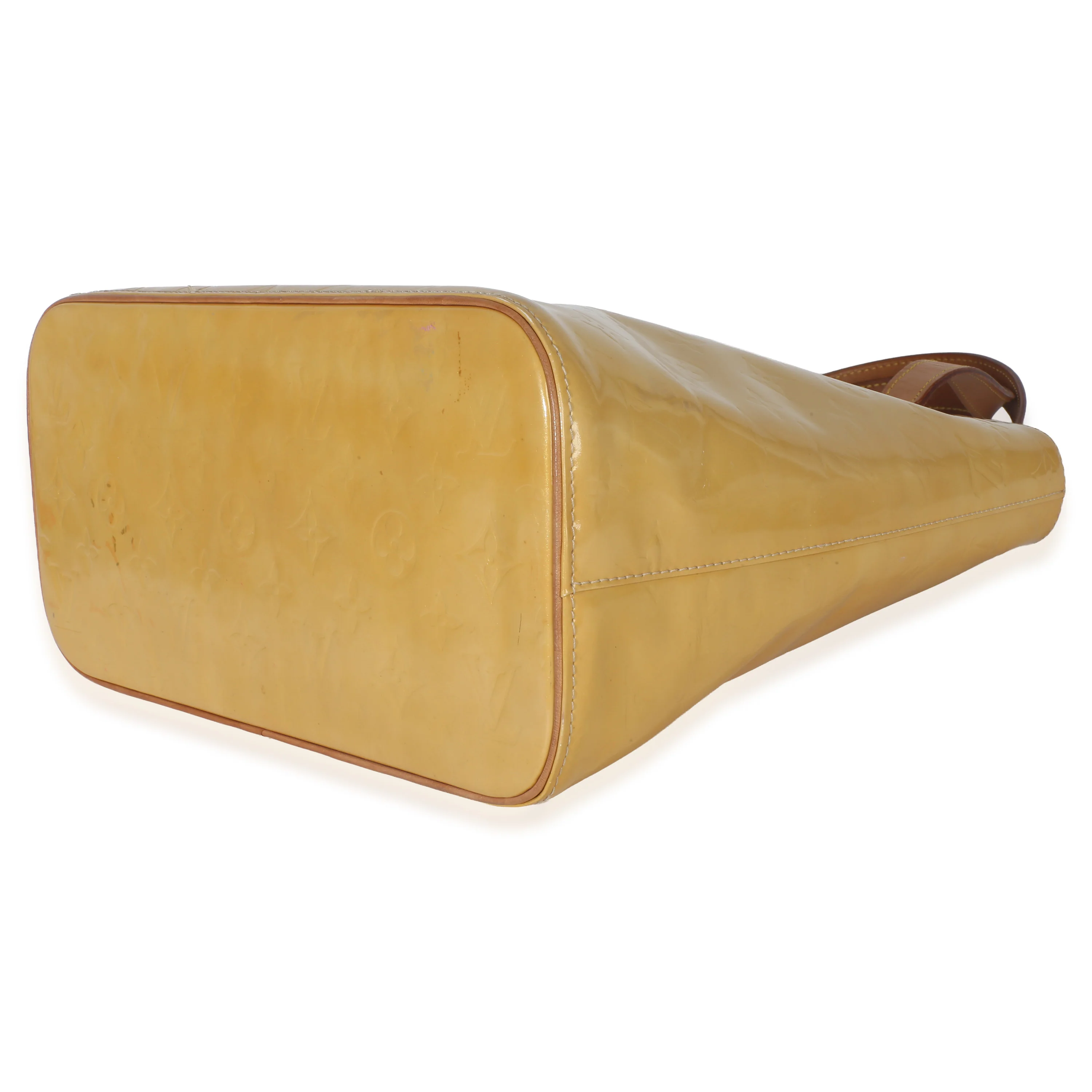 Vintage Yellow Monogram Vernis Houston - Image 7