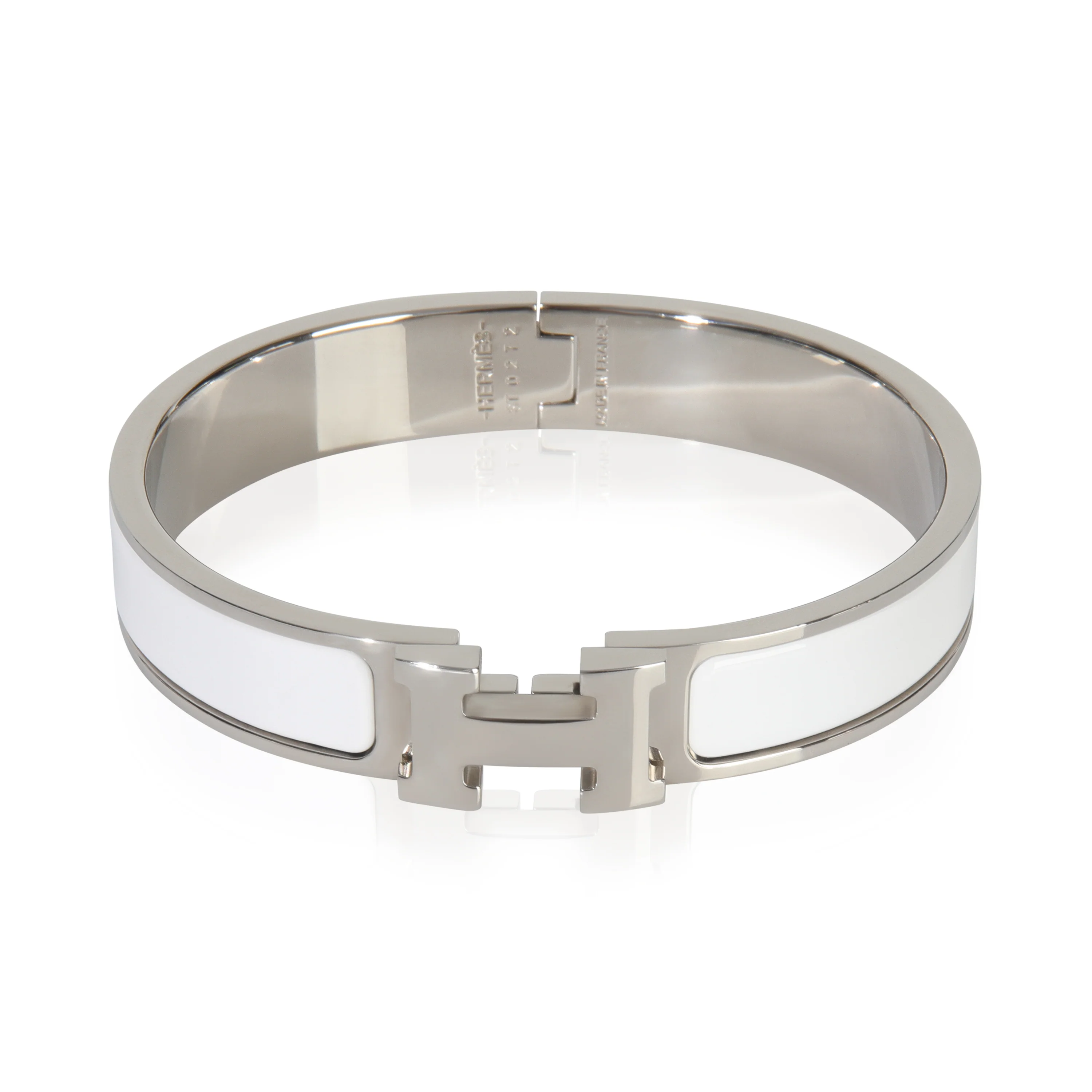 Clic H In Blanc Bracelet