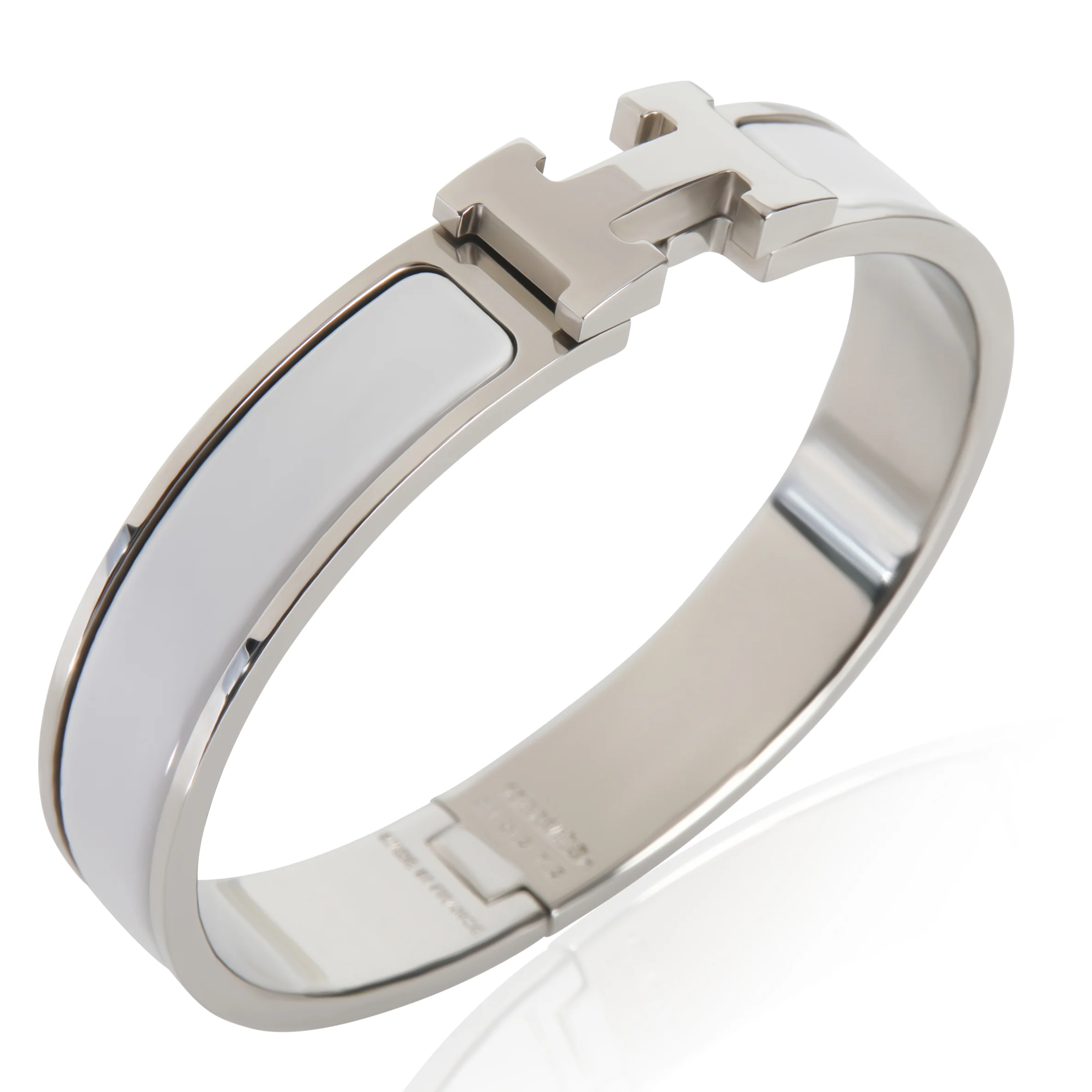 Clic H In Blanc Bracelet - Image 4