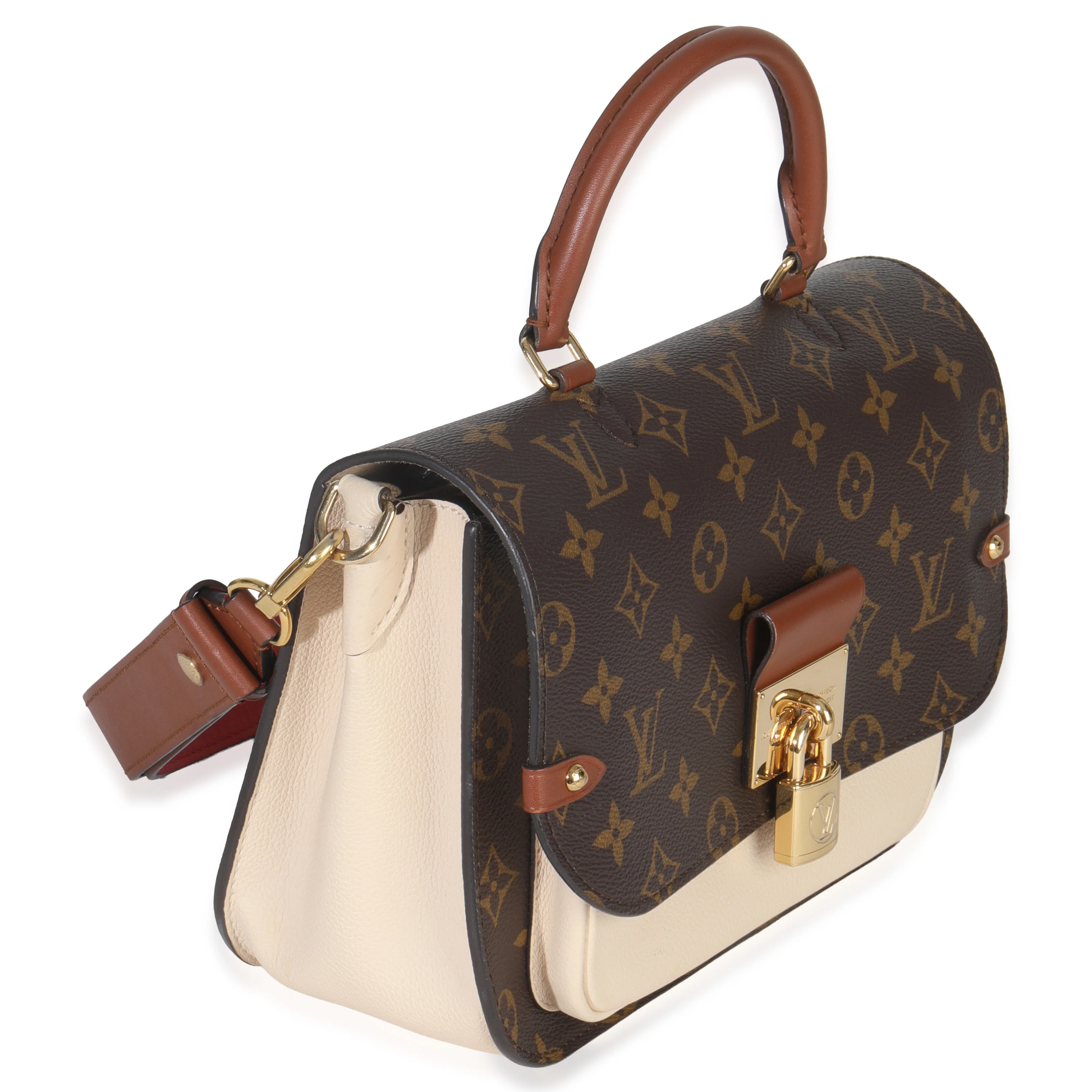 Beige Monogram Canvas Vaugirard Shoulder Bag - Image 3