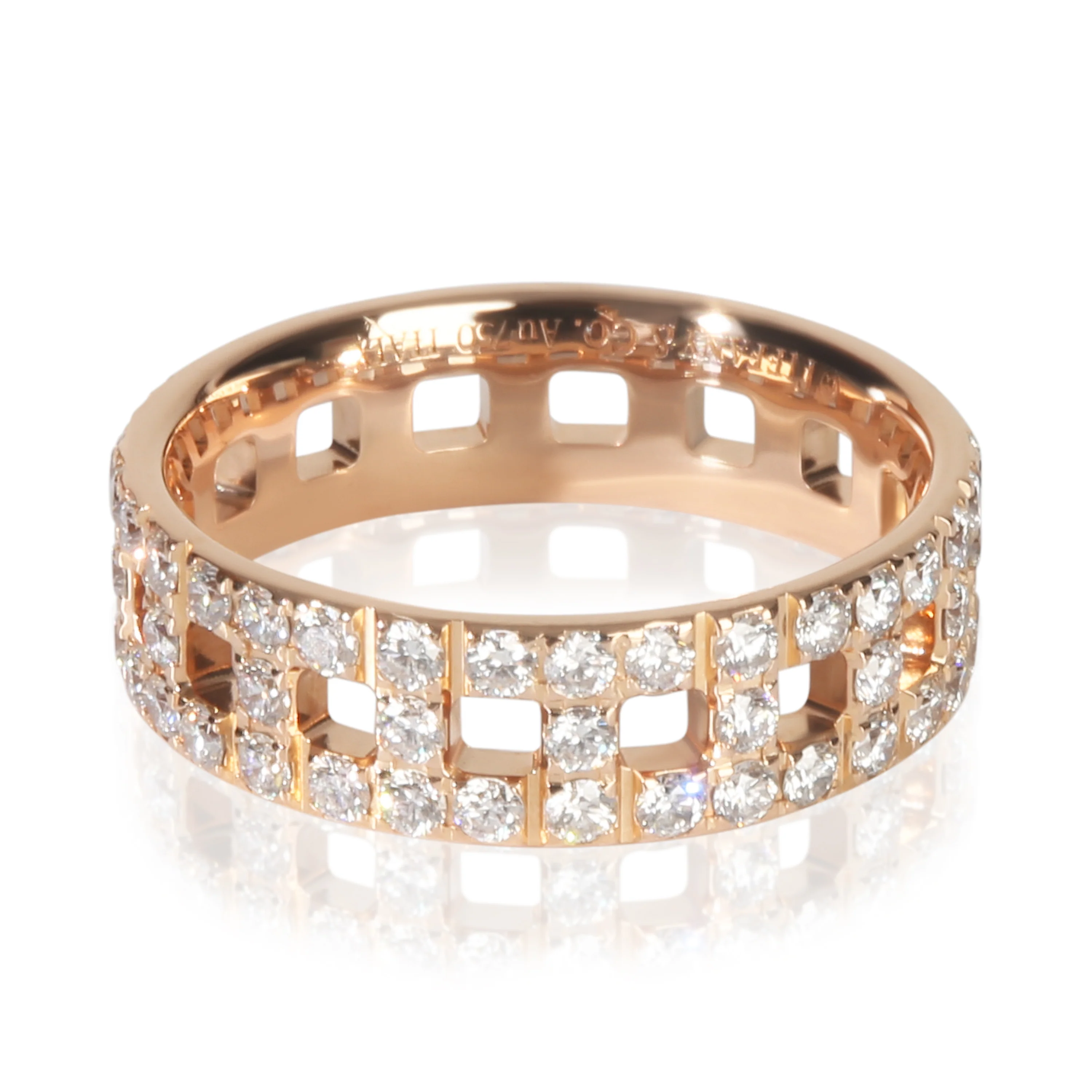 Rose Gold Diamond True Wide Ring