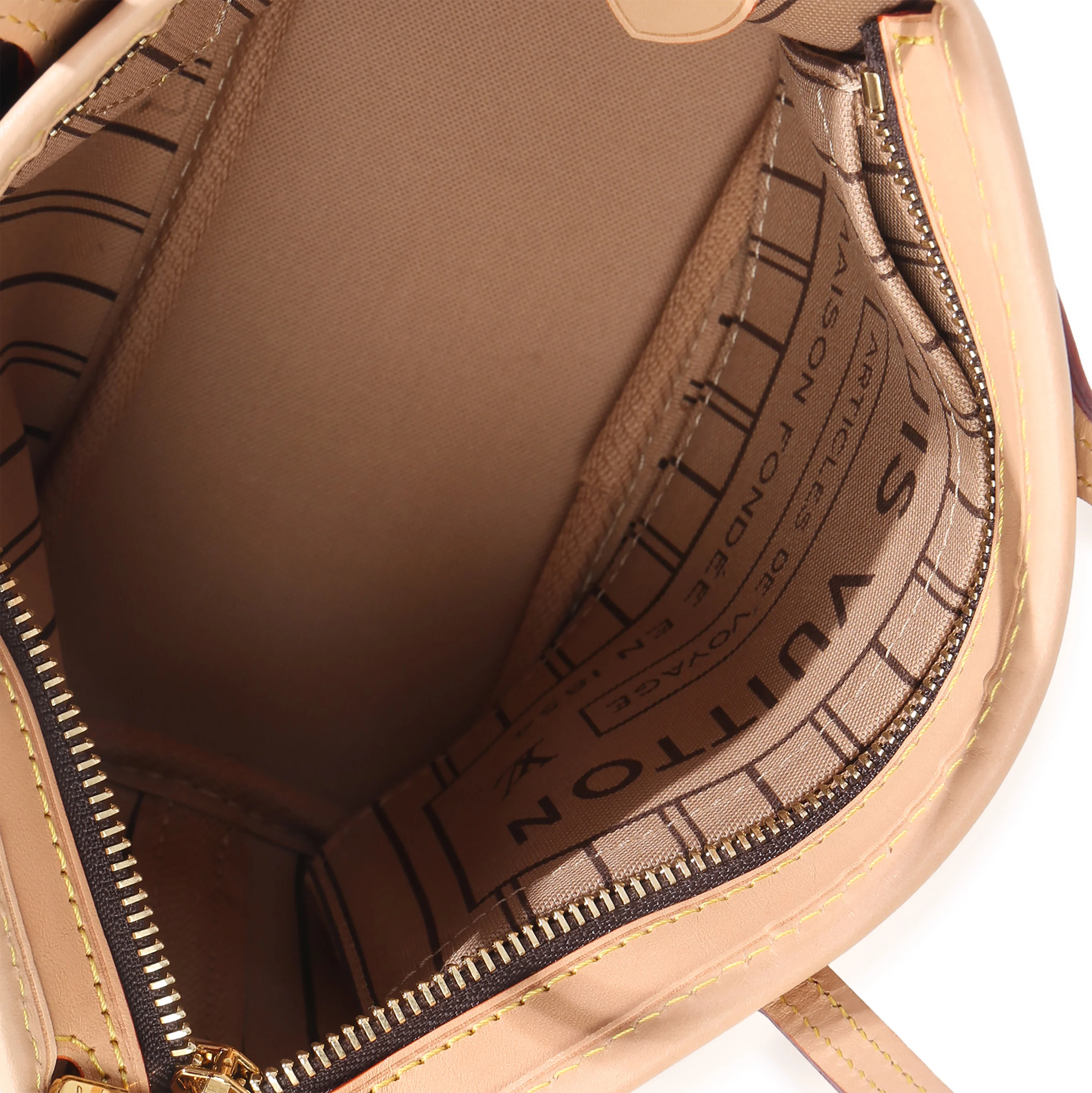 Beige Monogram Canvas Neverfull BB - Image 8