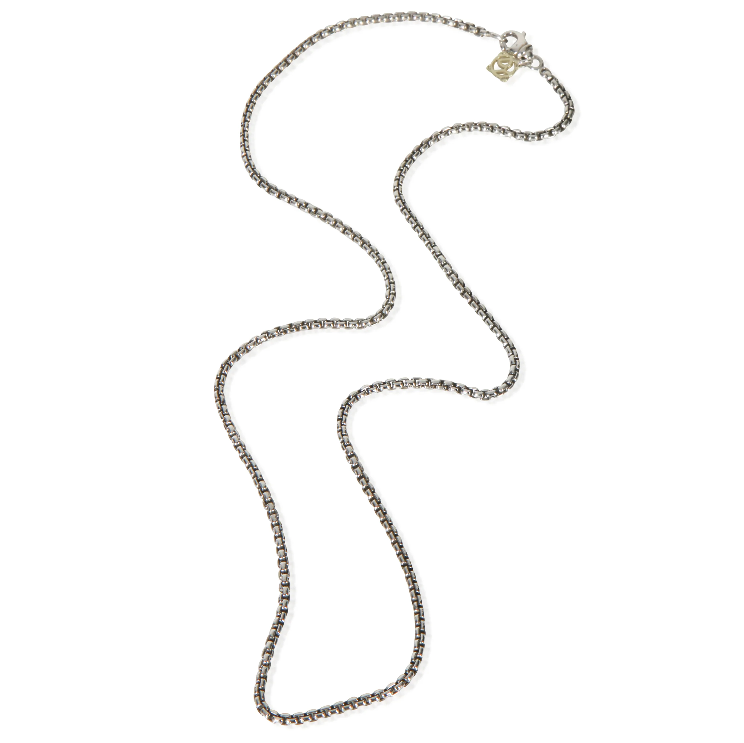 Sterling Silver 2.7mm Box Chain Necklace - Image 3