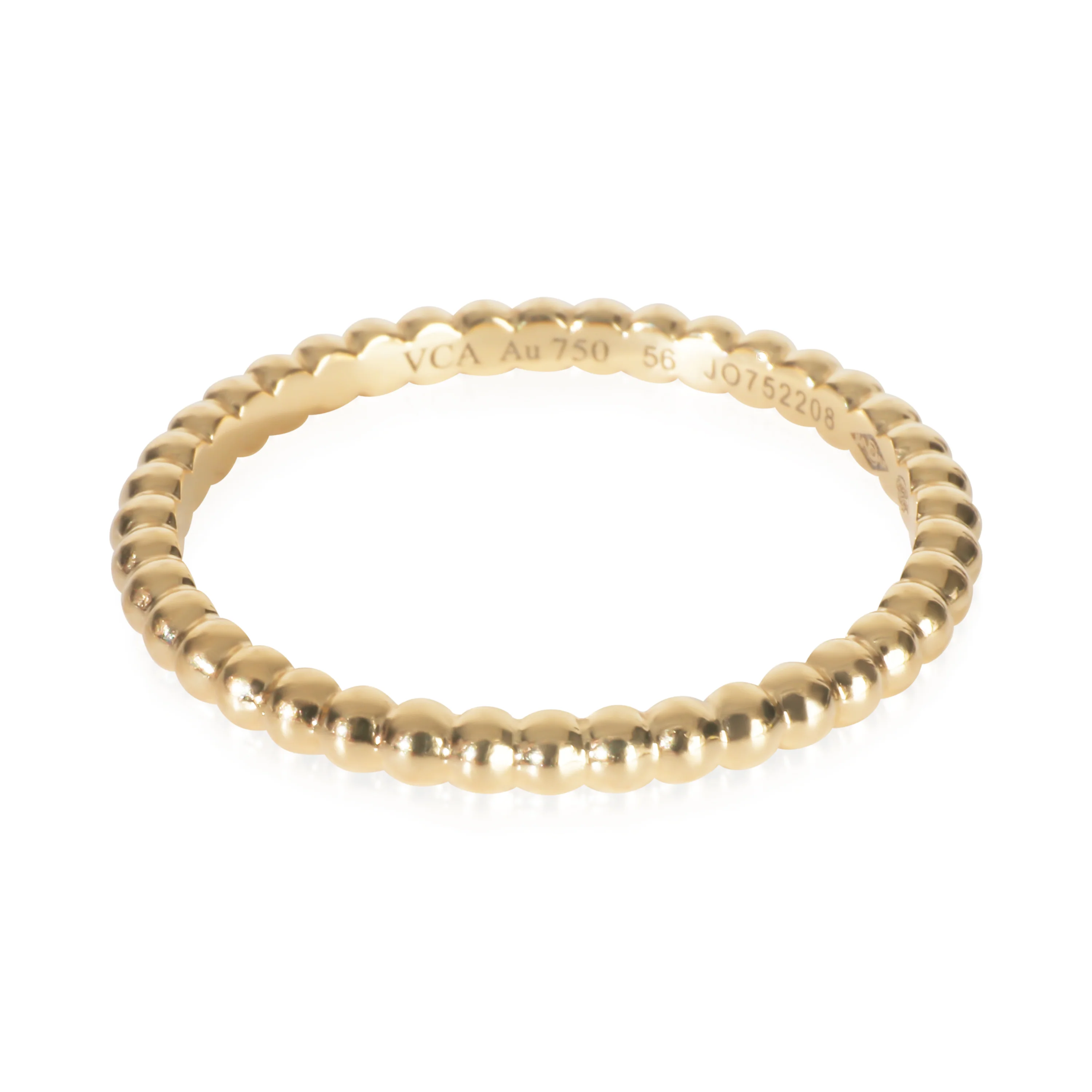 Yellow Gold  Small Model Perlee Ring
