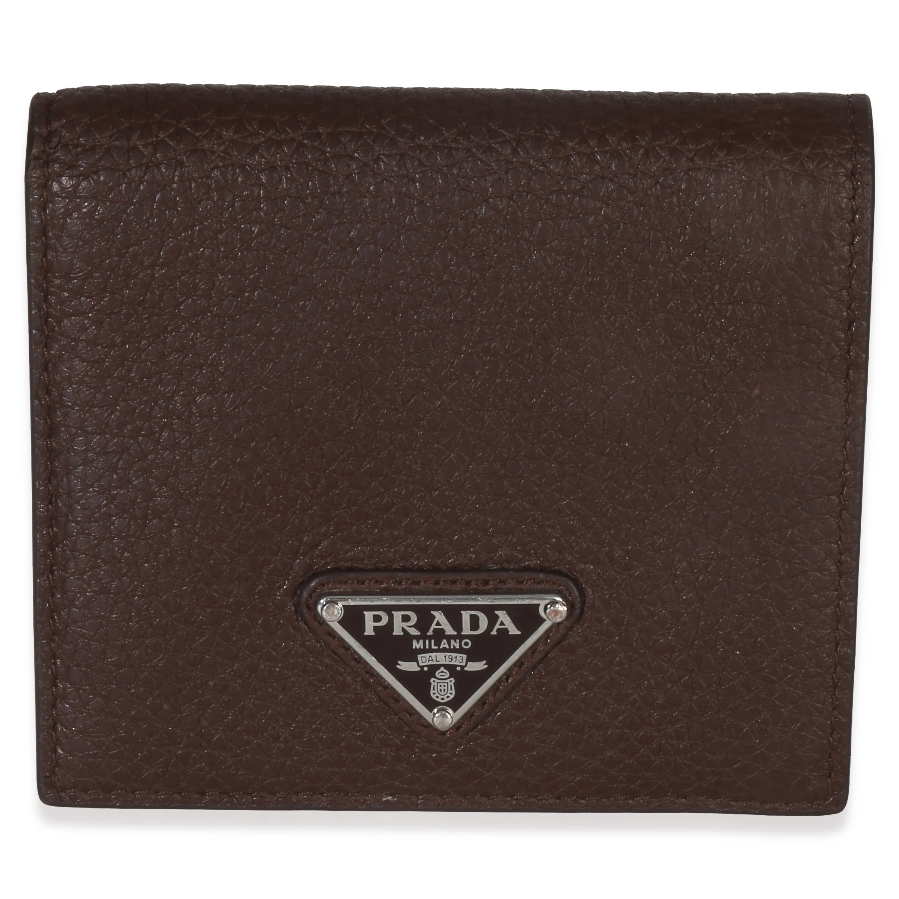 Brown Saffiano Sienna Bi-Fold Wallet