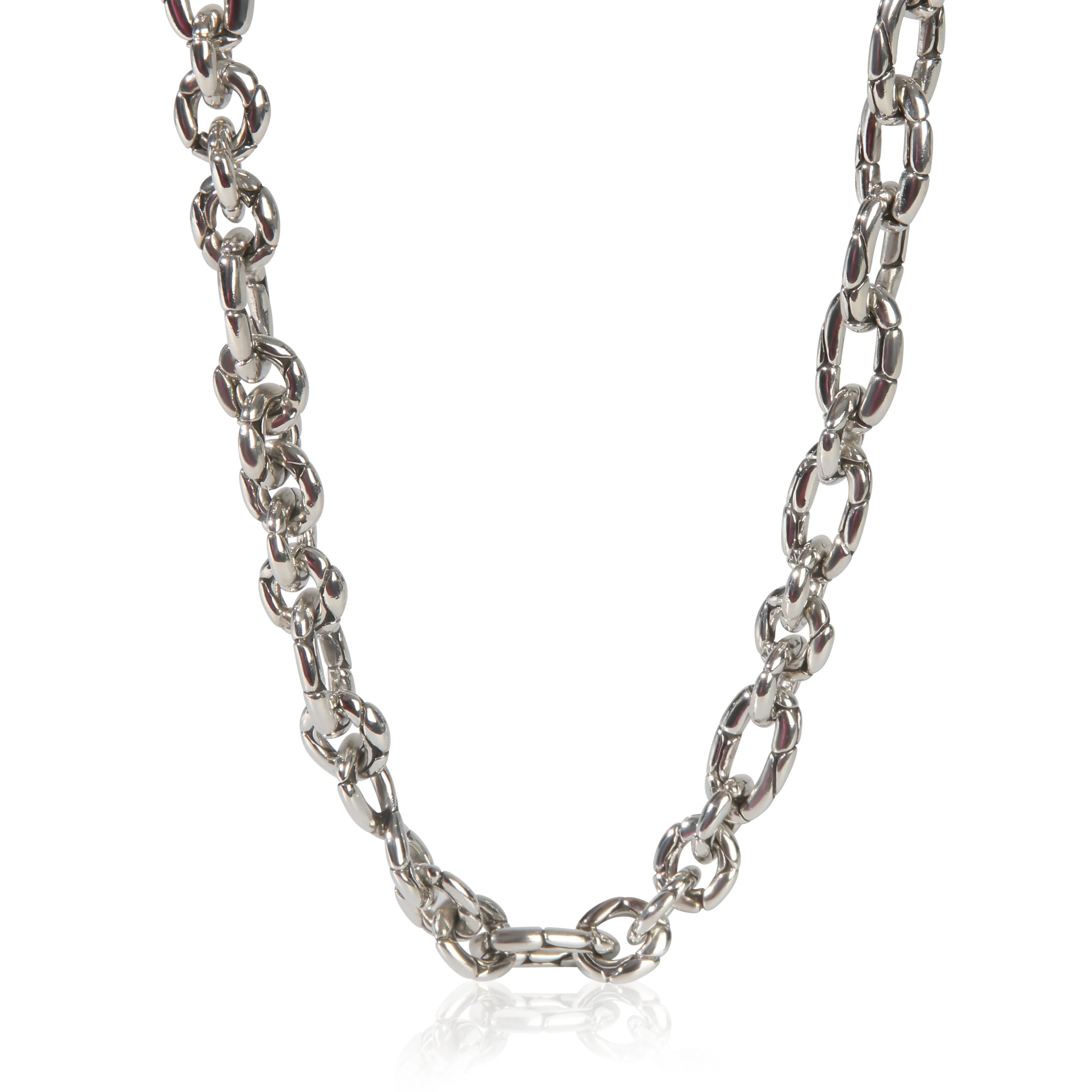 Sterling Silver  Kali Twisted Link Necklace