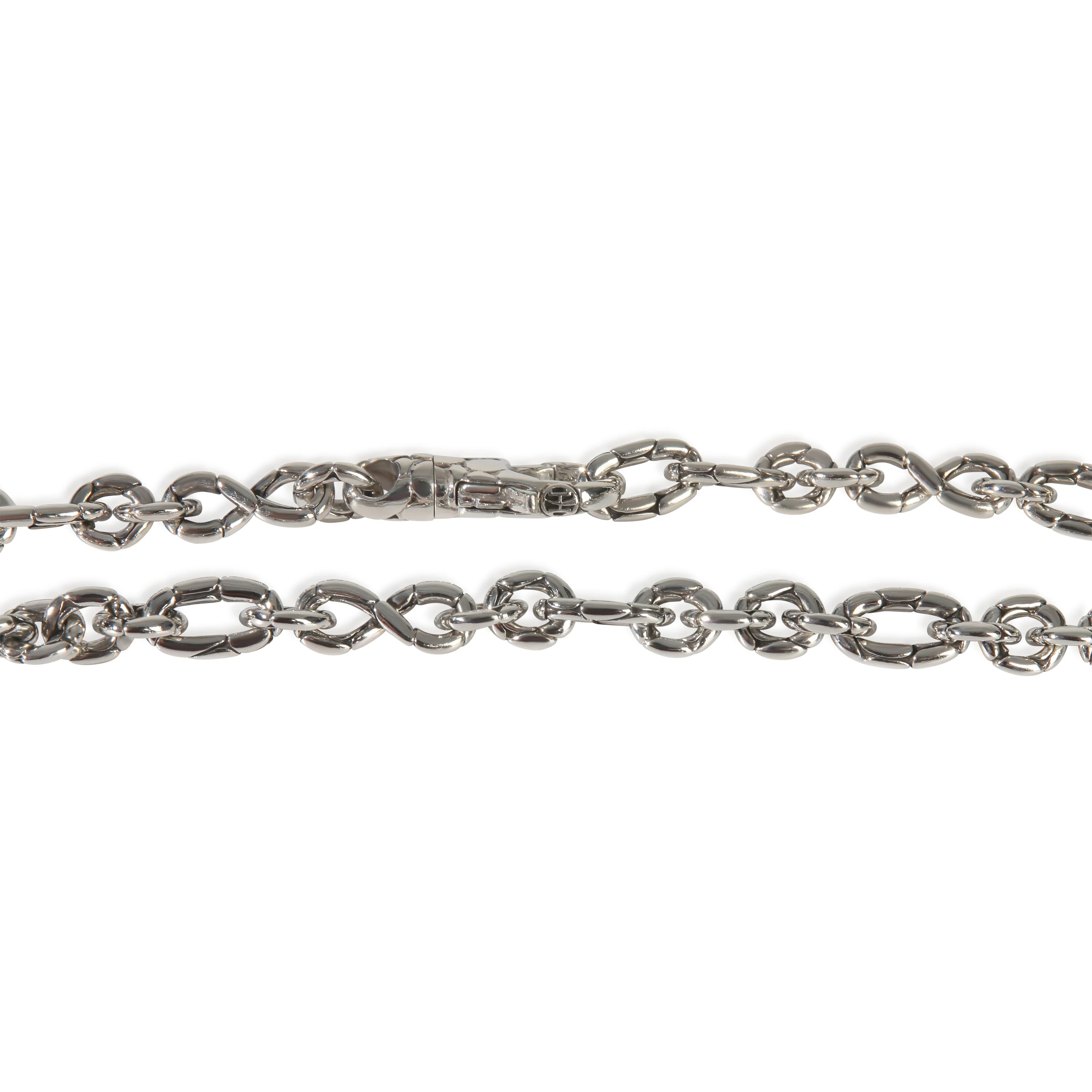 Sterling Silver  Kali Twisted Link Necklace - Image 2