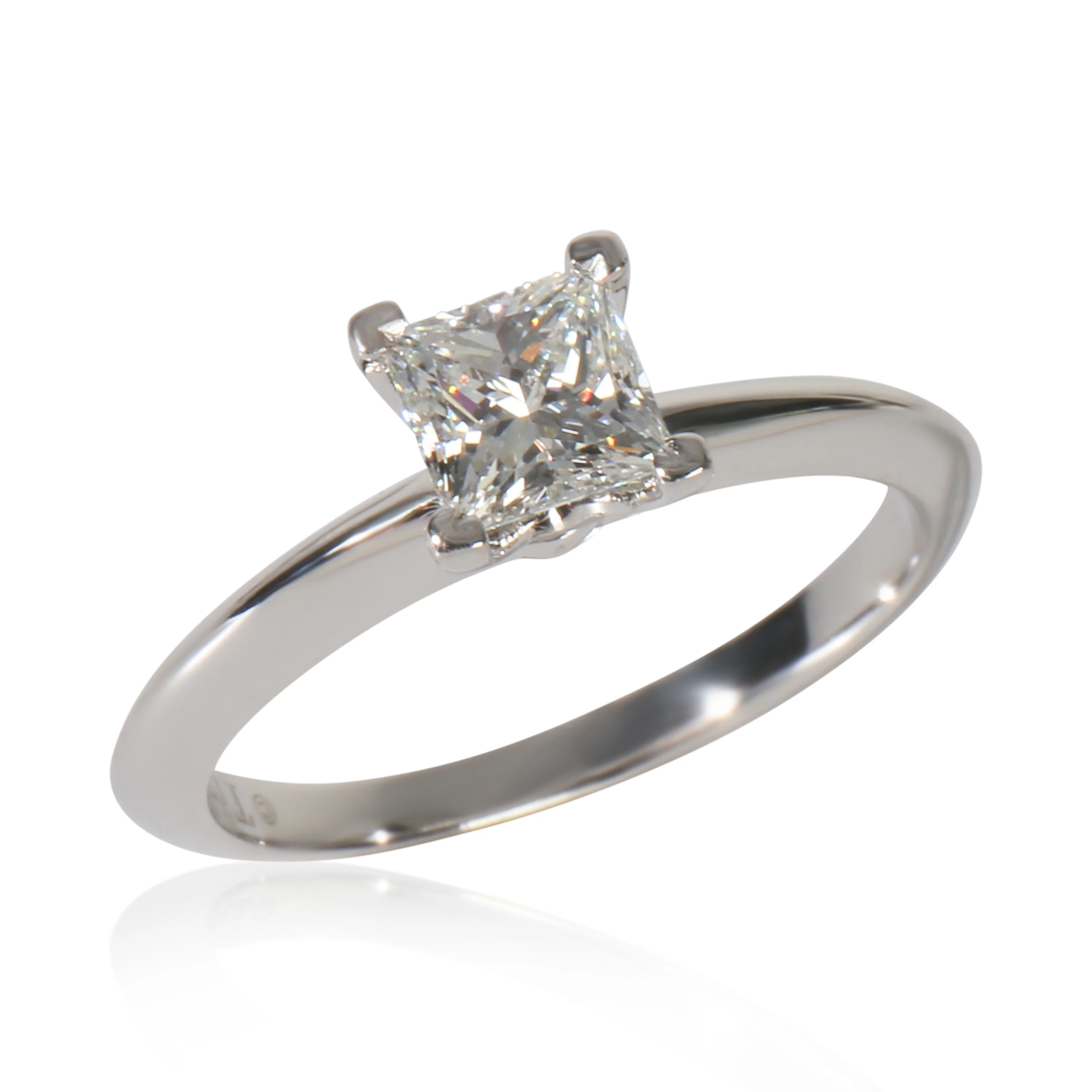 0.55 ct Princess Diamond Engagement Ring - Image 7