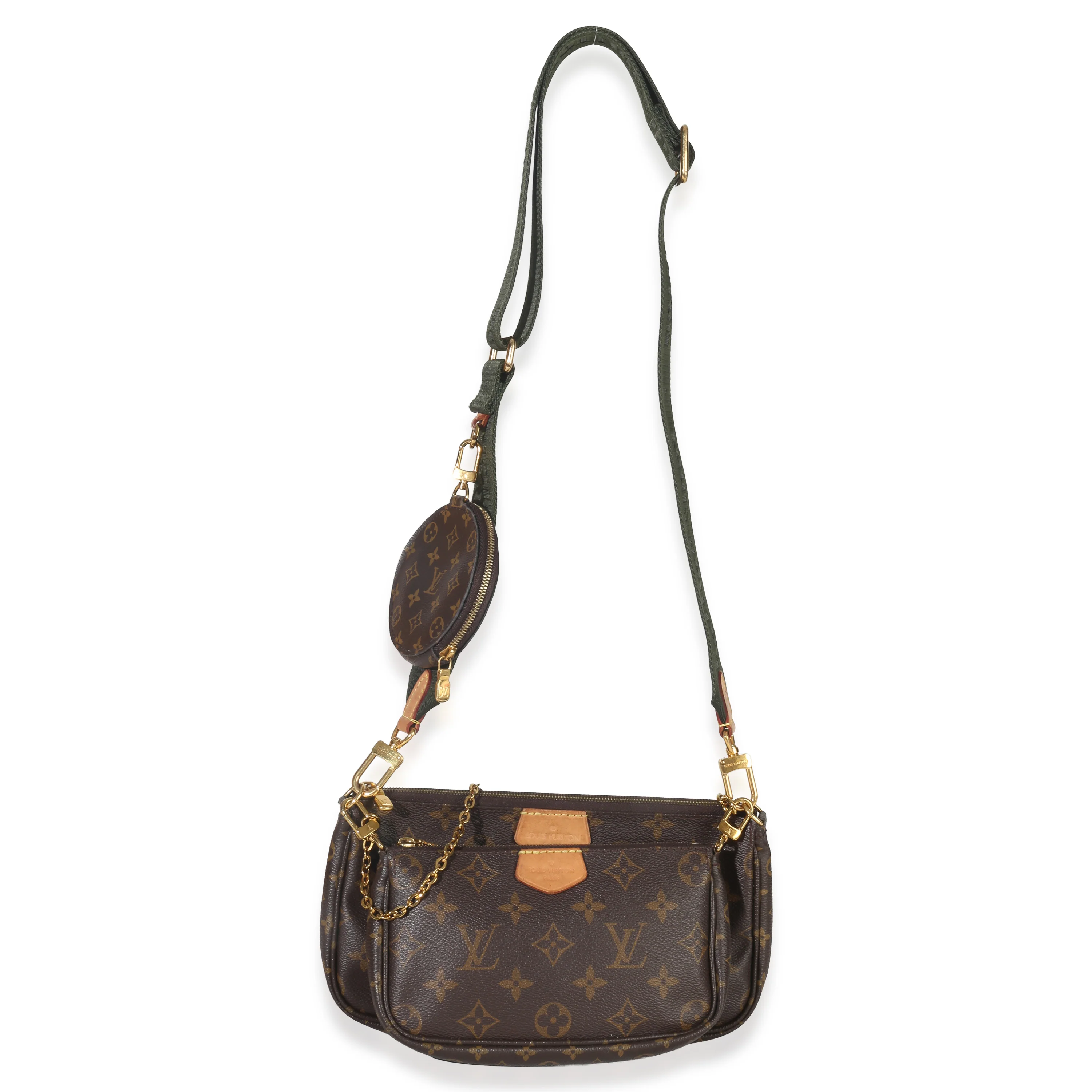 Kaki Monogram Canvas Multi Pochette Accessoires - Image 6