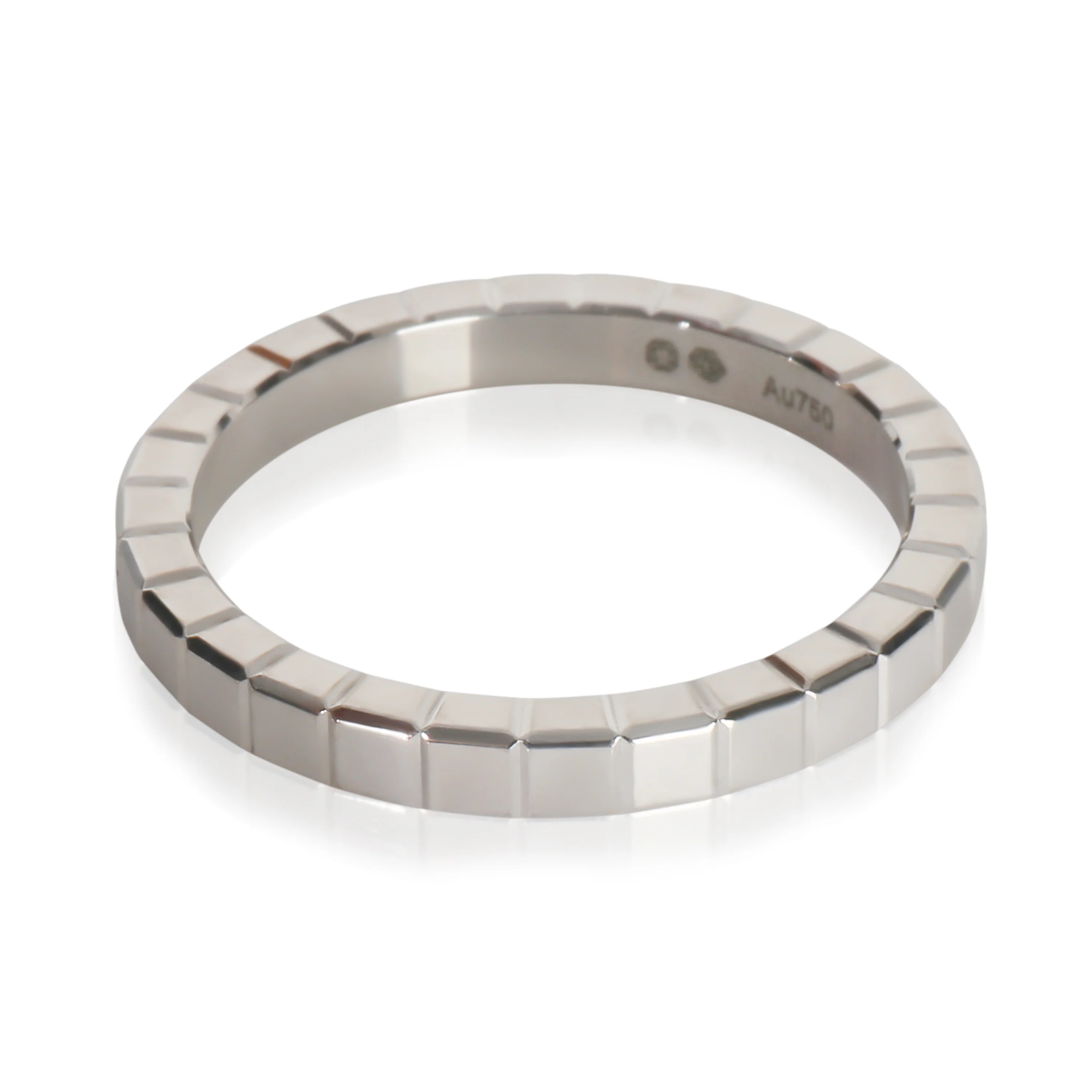White Gold Ice Cube Band - Image 6
