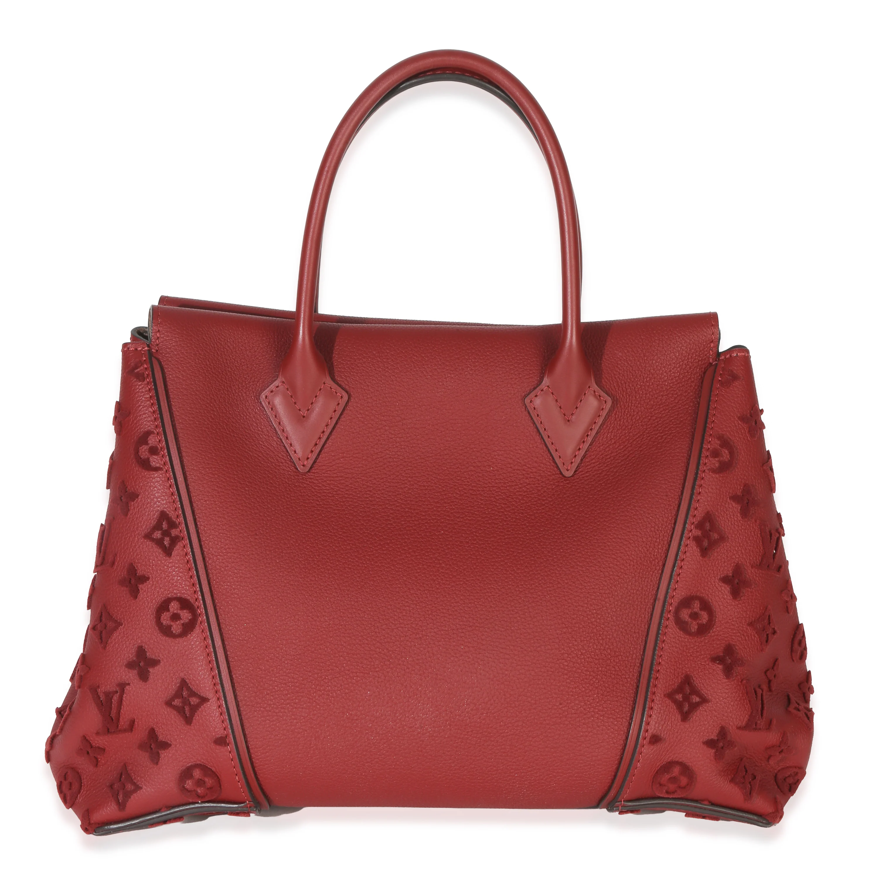 Red Tuffetage Veau Cachemire Tote W MM - Image 4