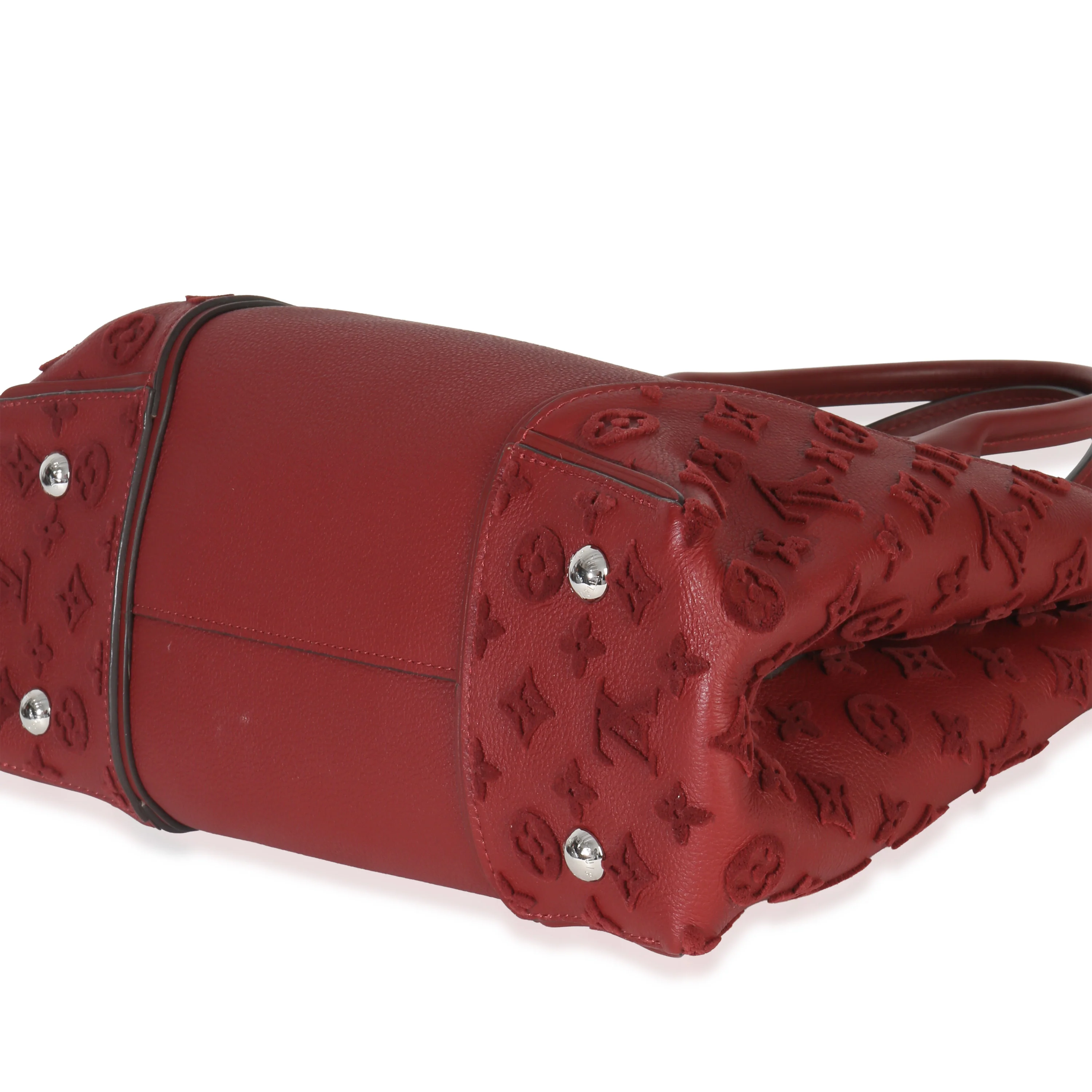 Red Tuffetage Veau Cachemire Tote W MM - Image 7