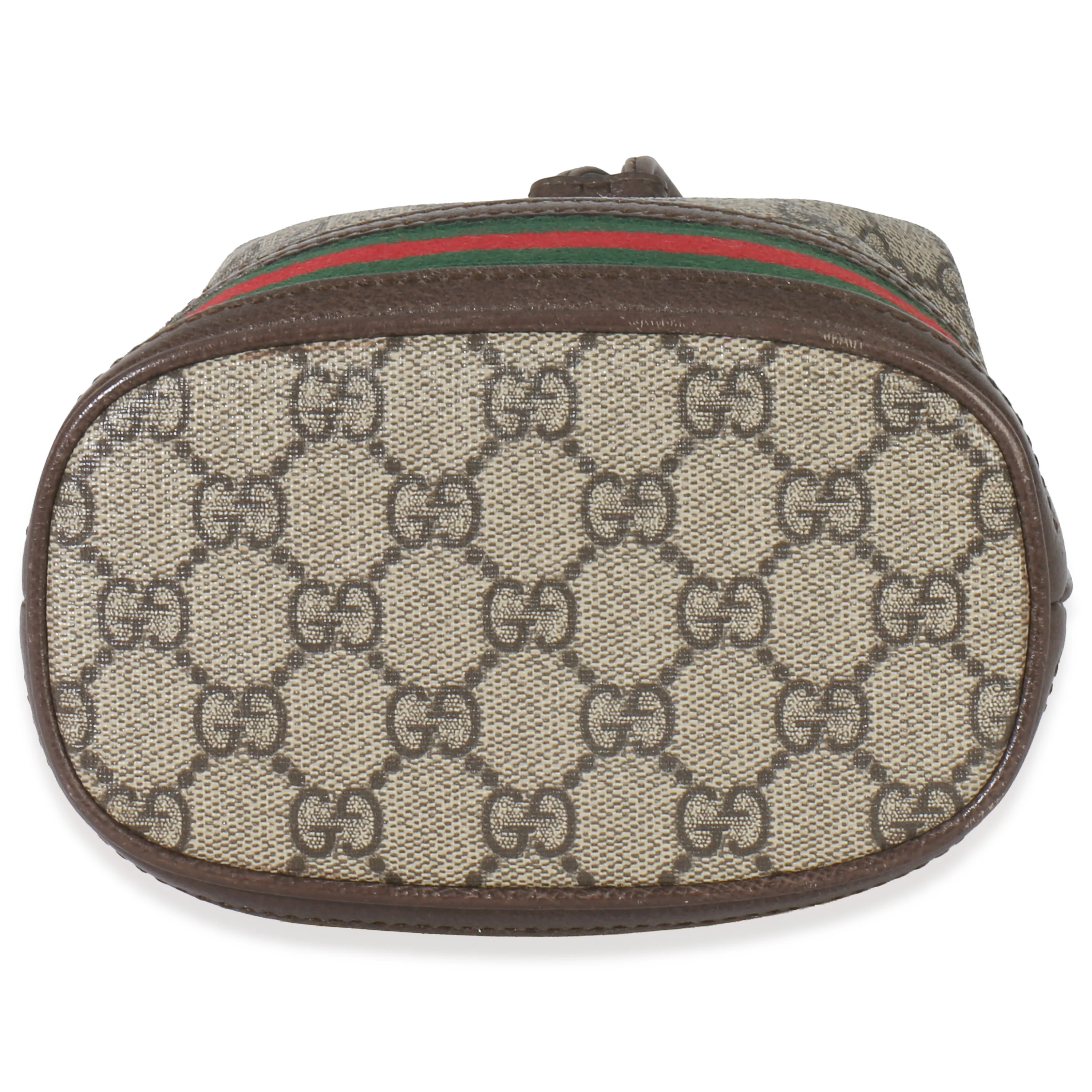 Beige GG Supreme Canvas Ophidia Mini Bucket Bag - Image 5